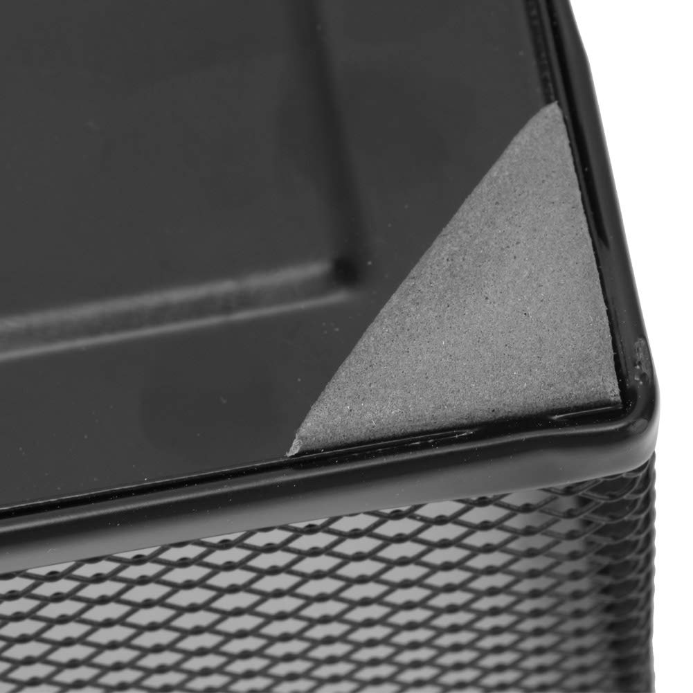 Metal Mesh Sticky Note Holder & Organizer - Stylish Office Desk Accessory for Notes, Cards & Business Essentials | Perfect for Office, Home Desk & Workspace Organization
