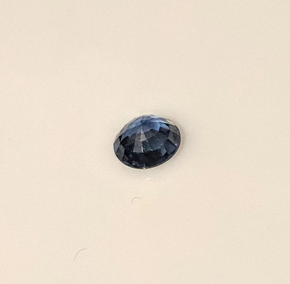 1.91ct Natural Medium Blue Sapphire Loose Stone - 7mm Round VVS Clarity, September Birthstone, Cobalt Blue, Certified Solitaire Gem for Engagement Rings & Fine Jewelry