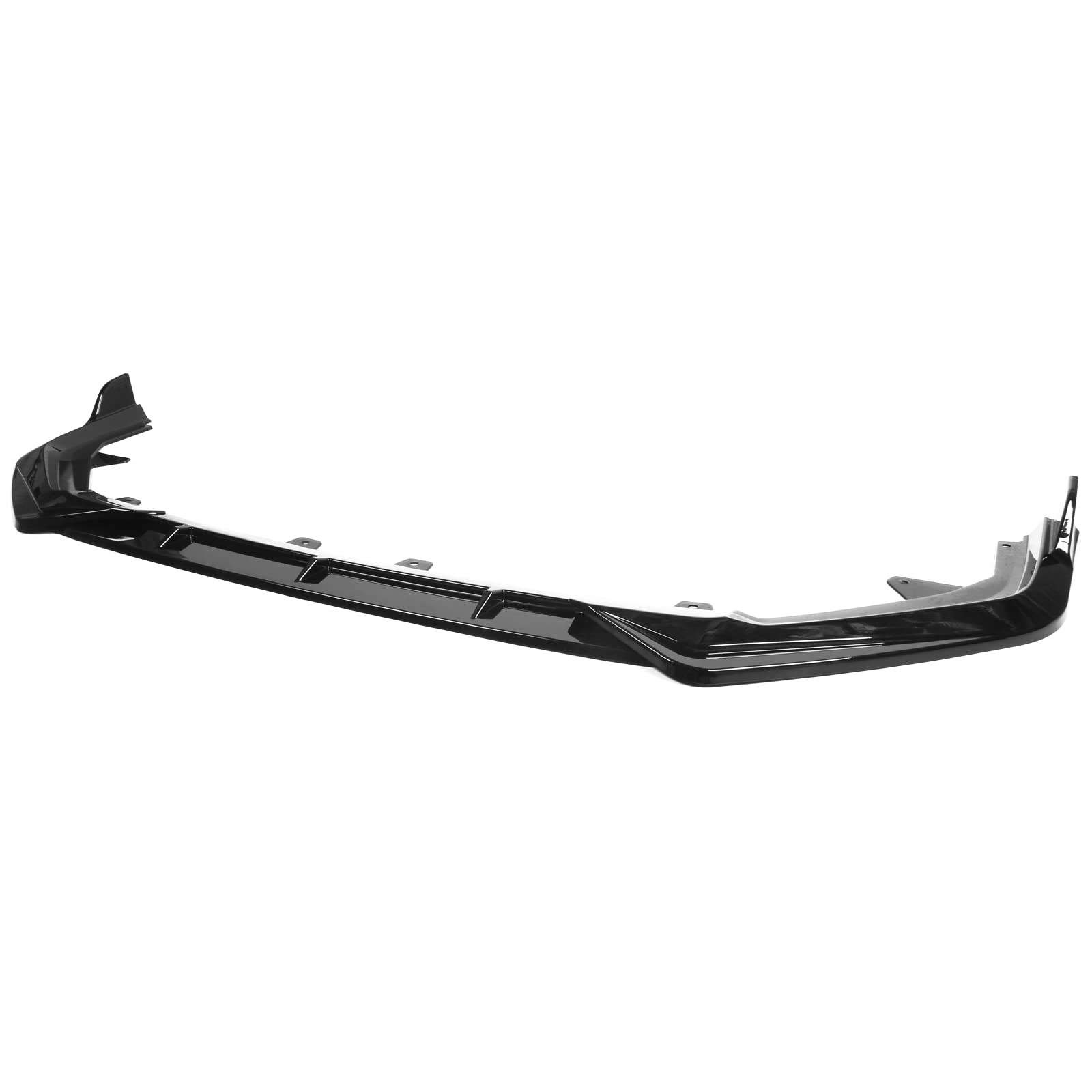 IKON MOTORSPORTS Front Bumper Lip for 2022-2024 Honda Civic 11th Gen Sedan & Hatchback | Gloss Black PP Lower Lip Spoiler Body Kit | Enhances Aerodynamics & Sporty Look for Street Racing & Car Shows