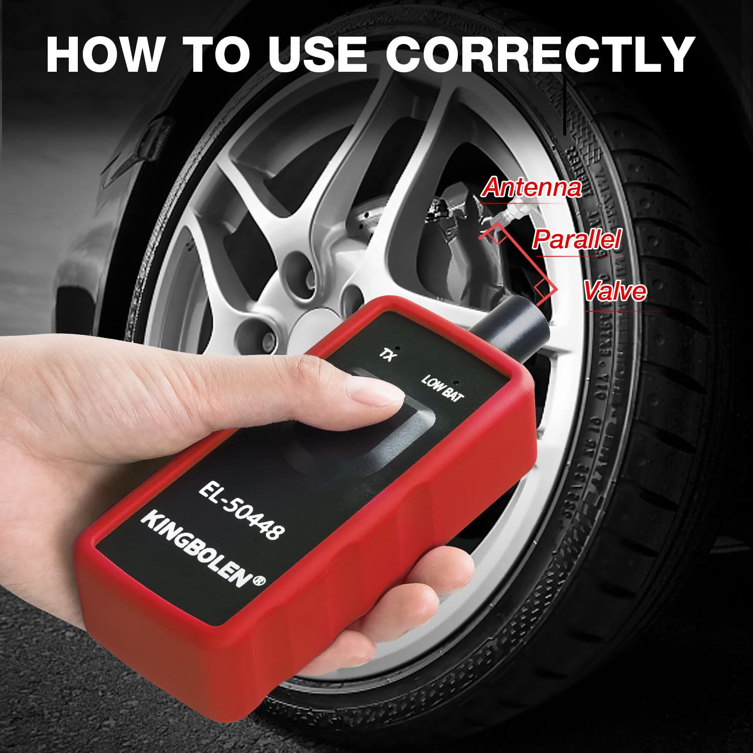 KINGBOLEN EL-50448 TPMS Relearn Tool - GM Auto Tire Pressure Monitor System Sensor Activation & Reset Tool for GM, Cadillac, Buick, Chevy Vehicles - Perfect for Professional Mechanics & DIY Car Maintenance