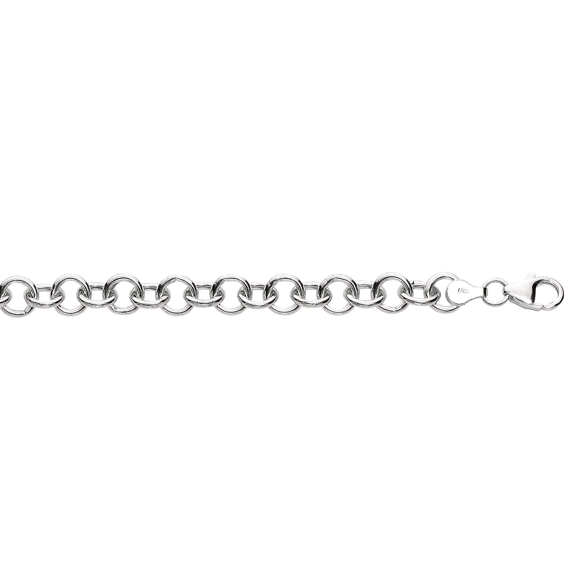 925 Sterling Silver Designer Links Charm Bracelet with Lobster Claw Clasp - 8 Inch Adjustable Length (7.9g) | Elegant Jewelry Gift for Women | Perfect for Parties, Weddings & Everyday Wear