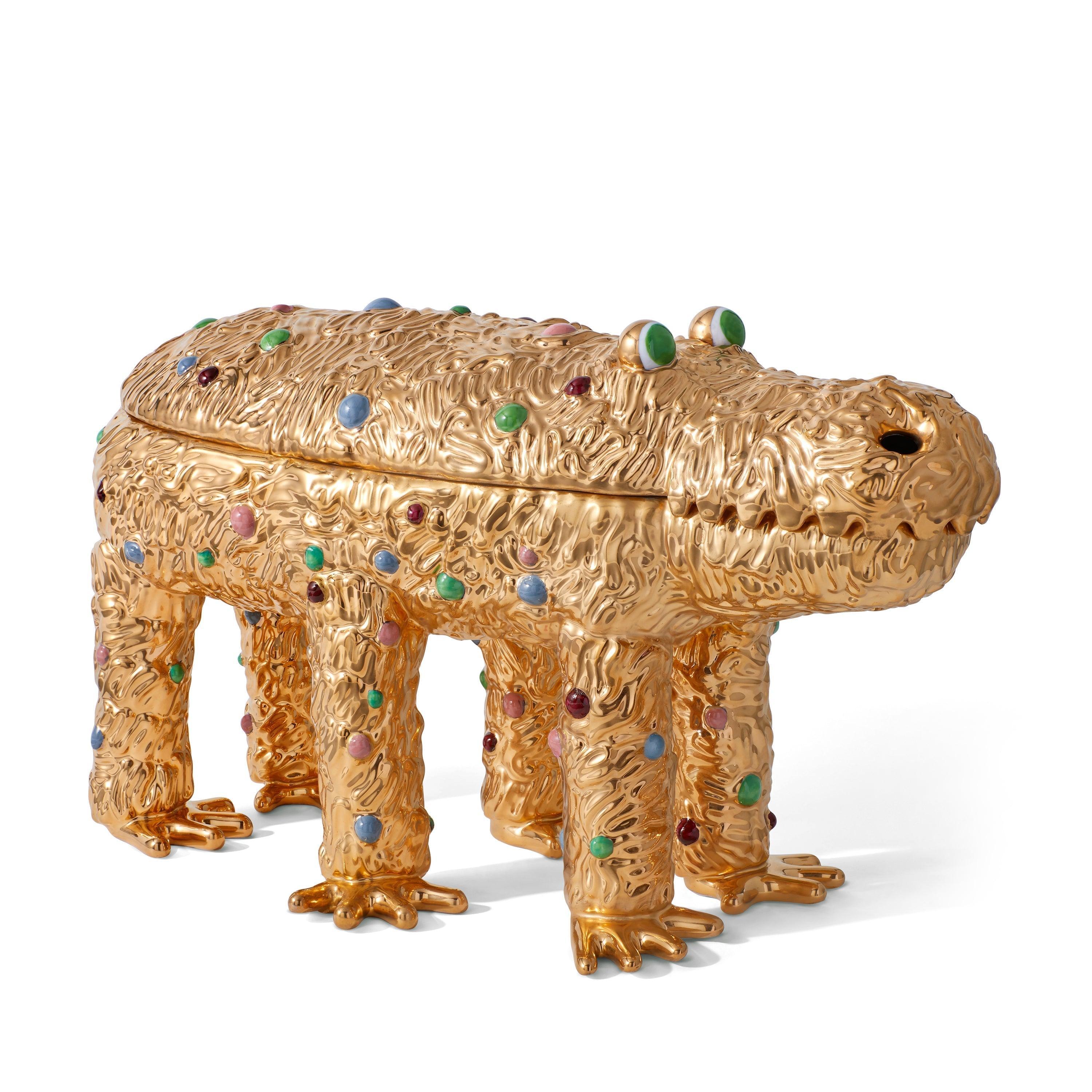 Haas Pedro the Croc Box - Limited Edition Collectible (Only 100 Made) - Perfect for Home Decor, Gift Giving & Crocodile Lover Collections