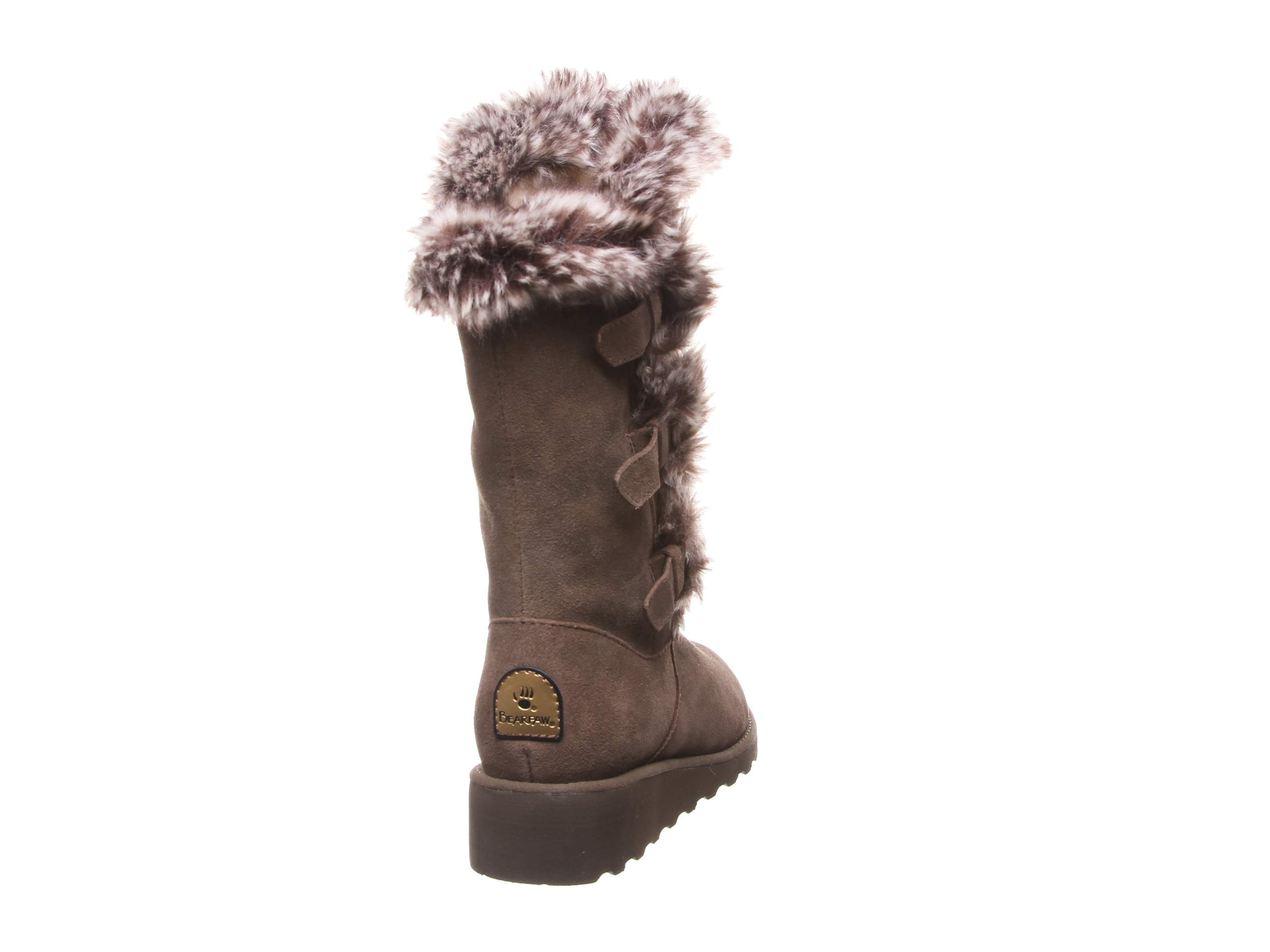 BEARPAW Women's Genevieve Suede Slip-On Winter Boots - Comfortable Ankle Booties in Multiple Colors | Cozy Casual & Outdoor Wear for Cold Weather
