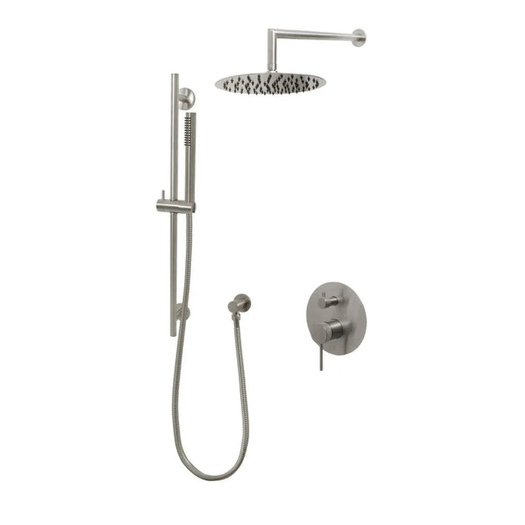 Premium Shower System B54200 W10AZ - High Pressure Rainfall Showerhead with Adjustable Settings for Spa-Like Bathroom Experience