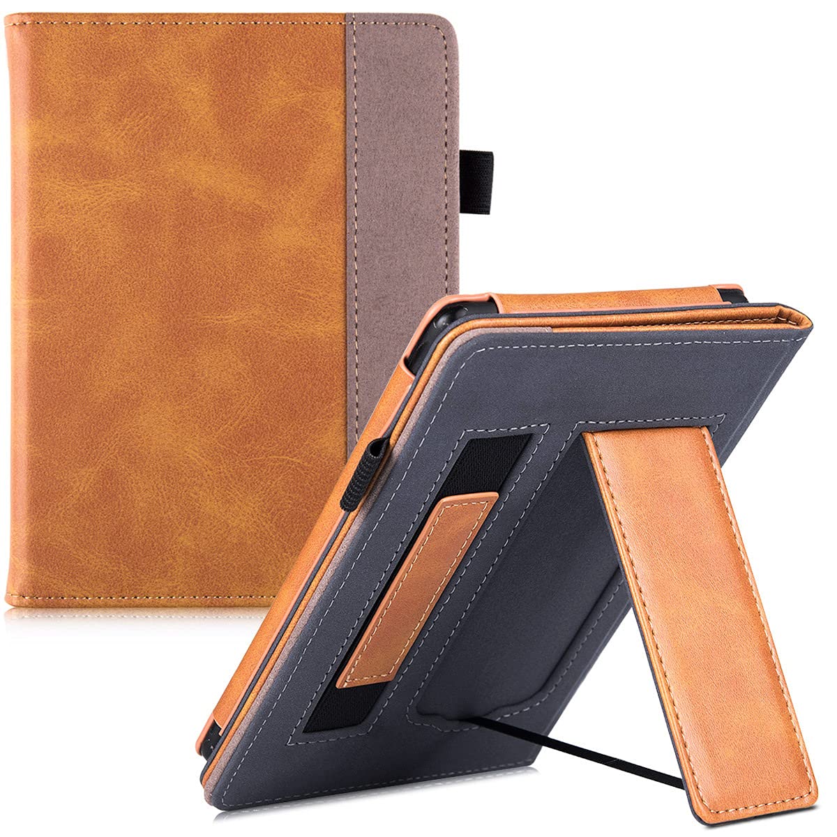 Premium Kindle Paperwhite Case (10th Gen & All Versions) - Smart Protective Cover with Hand Strap, Foldable Stand & Auto Wake/Sleep - Perfect for Reading in Bed, Travel & Commuting