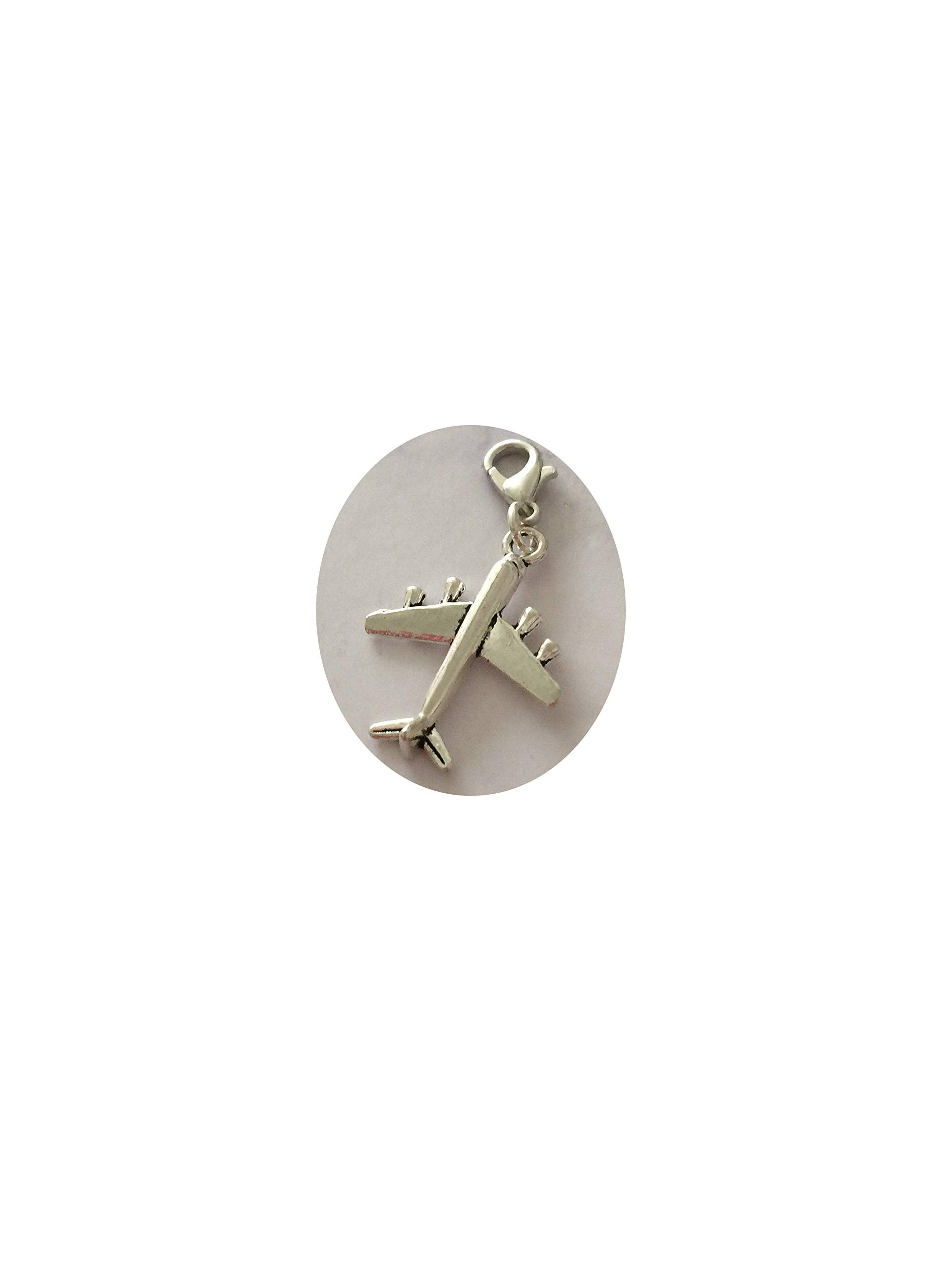 Planner Charm Bracelet - Travelers Notebook Dangle Charm Accessories for Scrapbooking & Journaling | Airplane Theme Planner Decor
