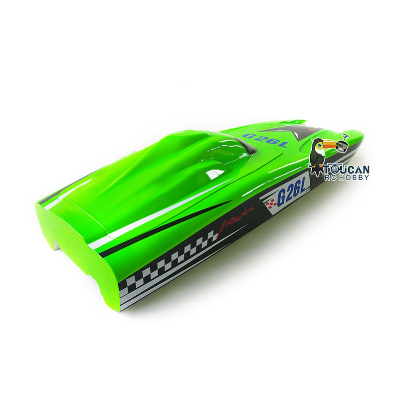 26CC G26L Pre-Painted Gasoline Racing RC Boat Kit - Fiber Glass Hull, Dendroaspis Polylepis Design - DIY Model for Advanced Players & Adults - Perfect for Competitive Racing, Lake Adventures & Hobby Enthusiasts