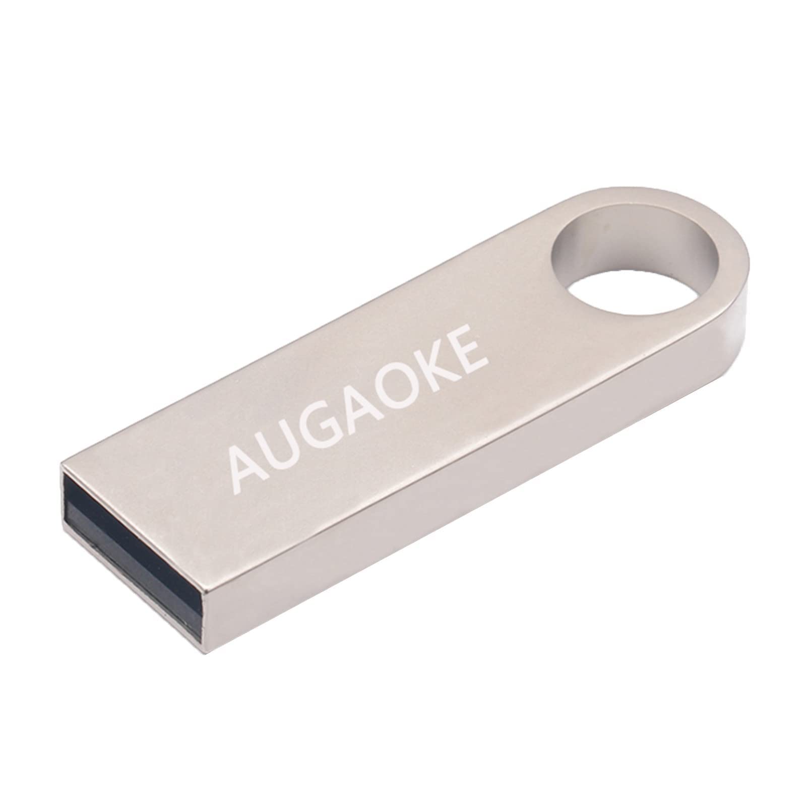 High-Speed 8GB Silver Metal USB Flash Drive - Waterproof, Plug & Play for Desktop, Laptop, Mac - Perfect for Data Storage, File Transfer, Backup (8GB, Silver)