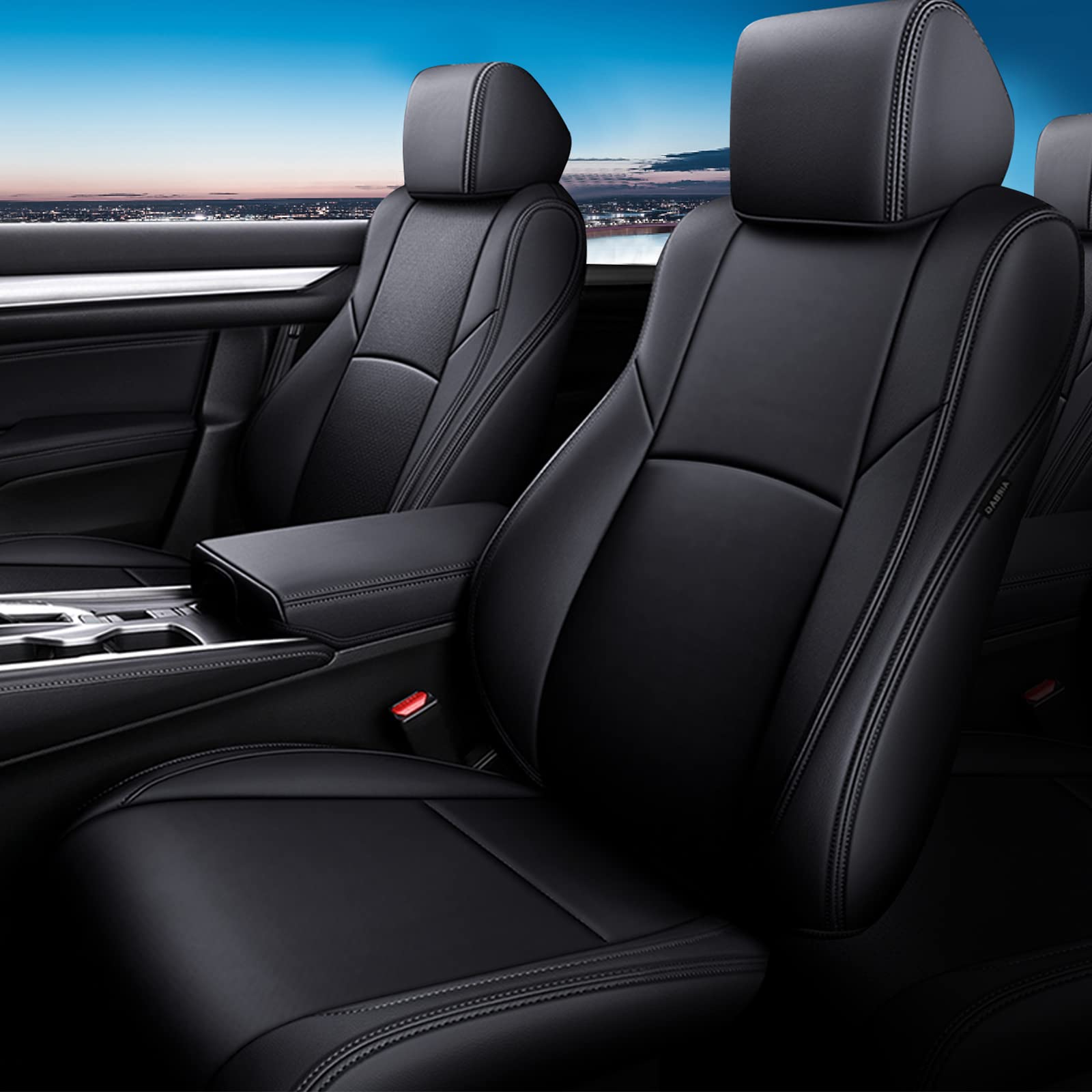 Premium Custom Fit Seat Covers for Jeep Grand Cherokee 2011-2021 - Full Set Black Car Seat Protectors - Durable & Comfortable for Off-Road, Daily Commute & Family Trips