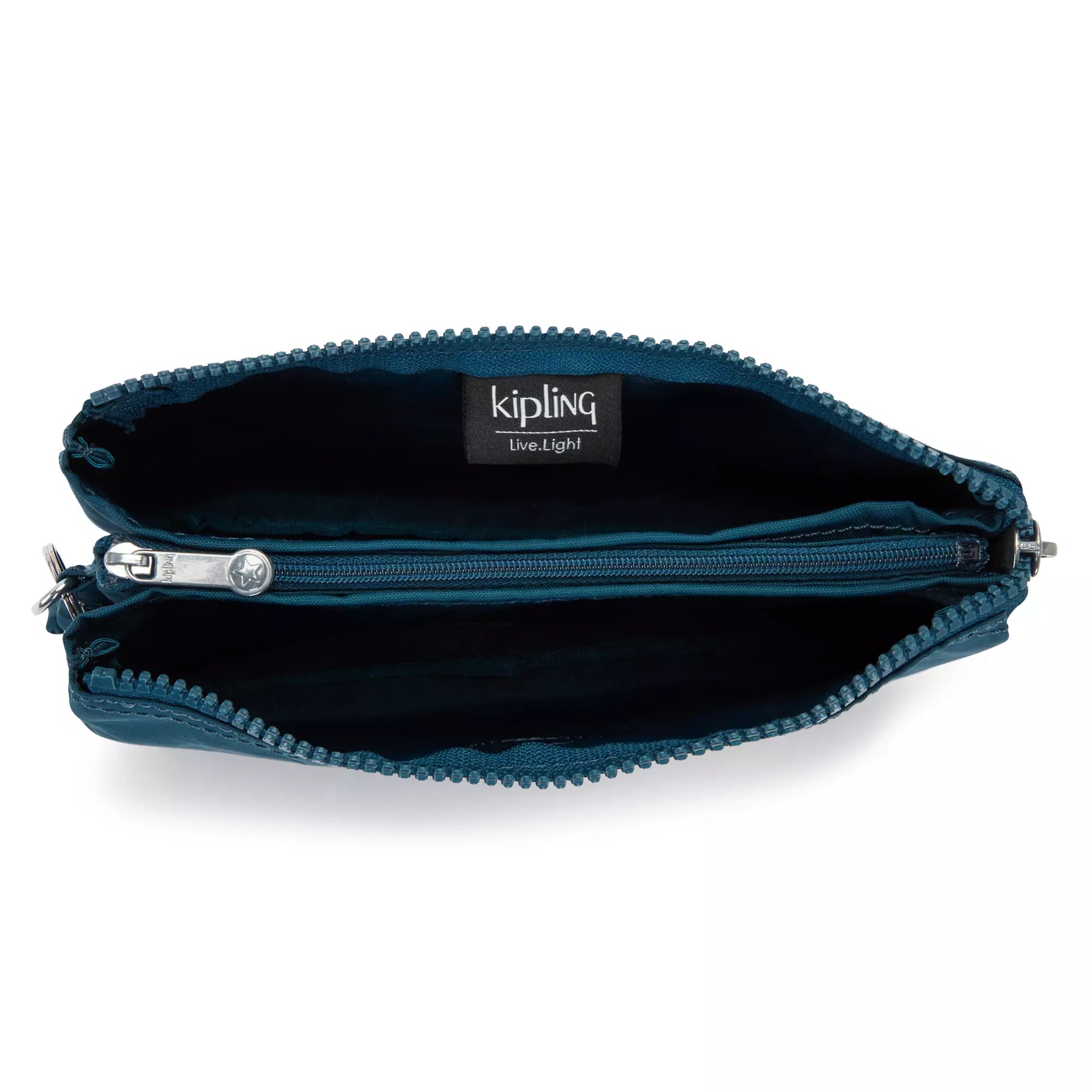Kipling Creativity Extra Large Wristlet Wallet - Cosmic Emerald Green Crossbody Bag for Women | Perfect for Travel, Shopping & Everyday Use