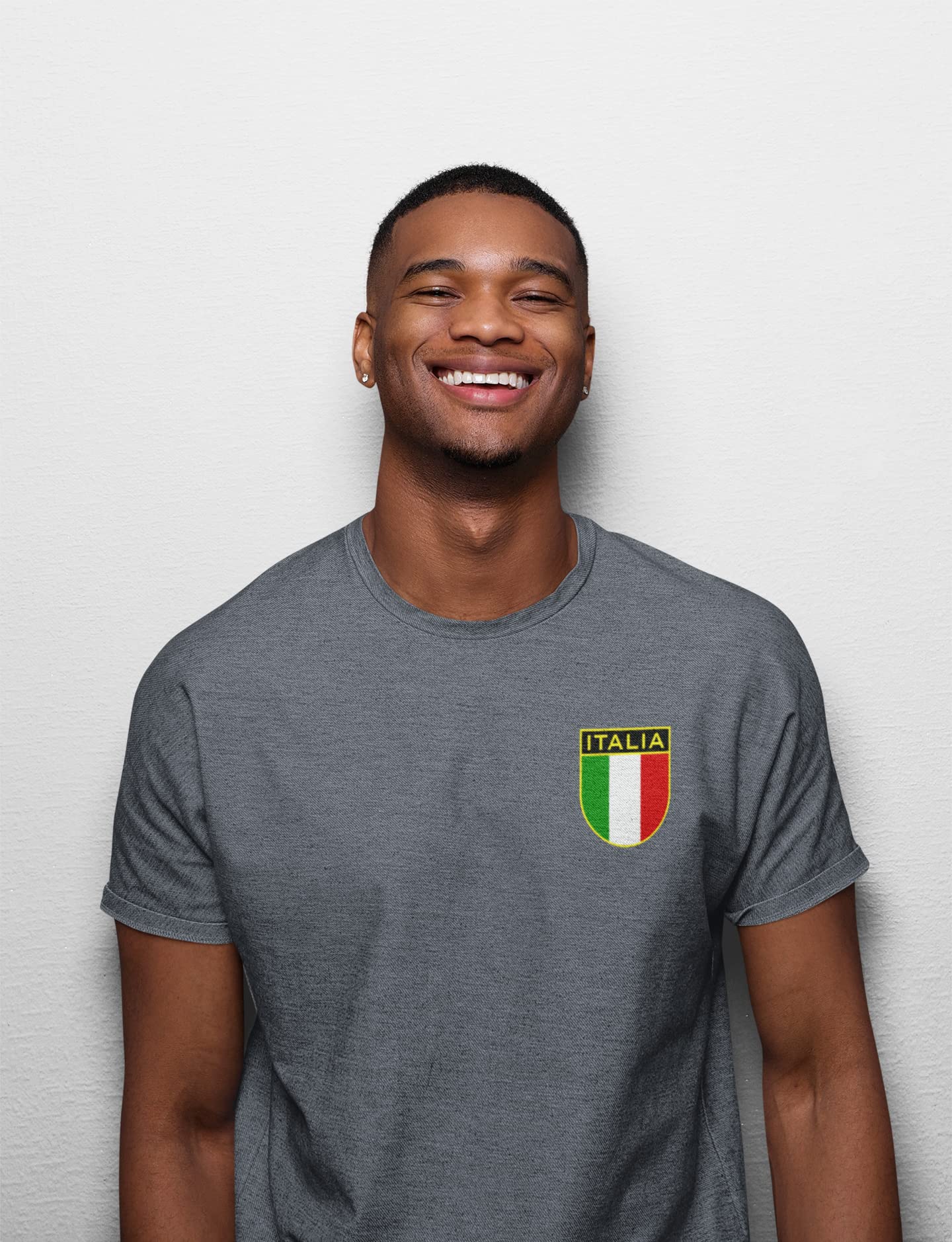 Vintage Italy Soccer National Team Graphic T-Shirt for Men - Retro Football Jersey Tee - Perfect for Match Days, Fan Events & Casual Wear