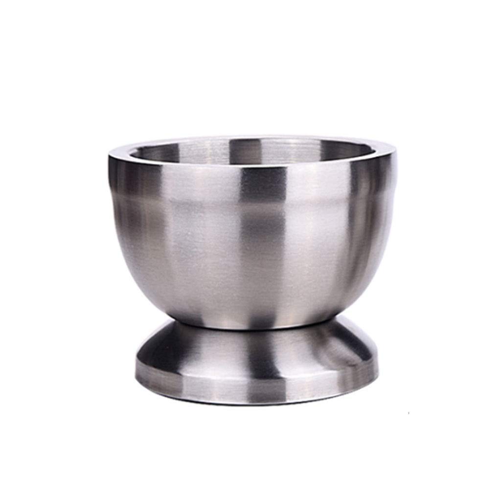 Premium 304 Stainless Steel Mortar and Pestle Set - Non-Slip Base, Heavy Duty Spice Grinder for Herbs, Pills, Garlic & Guacamole - Perfect for Kitchen, Cooking, Medicine Crushing & Food Prep