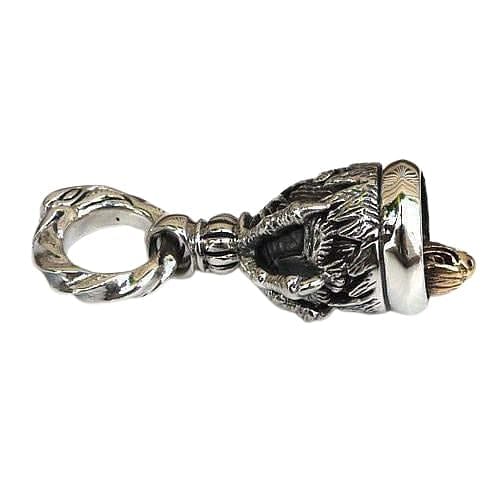 Eagle Claw Sterling Silver Bell Pendant Necklace - Elegant Native American Jewelry for Women - Perfect for Spiritual Ceremonies, Boho Fashion & Gift Giving