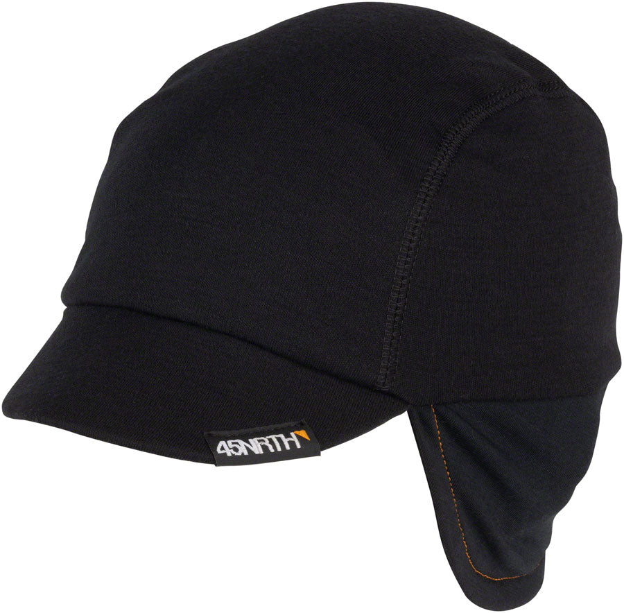 45NRTH 2023 Greazy Cycling Cap - Black, Large/X-Large - Waterproof Bike Hat for Men & Women - Perfect for Road Cycling, Mountain Biking & Outdoor Sports