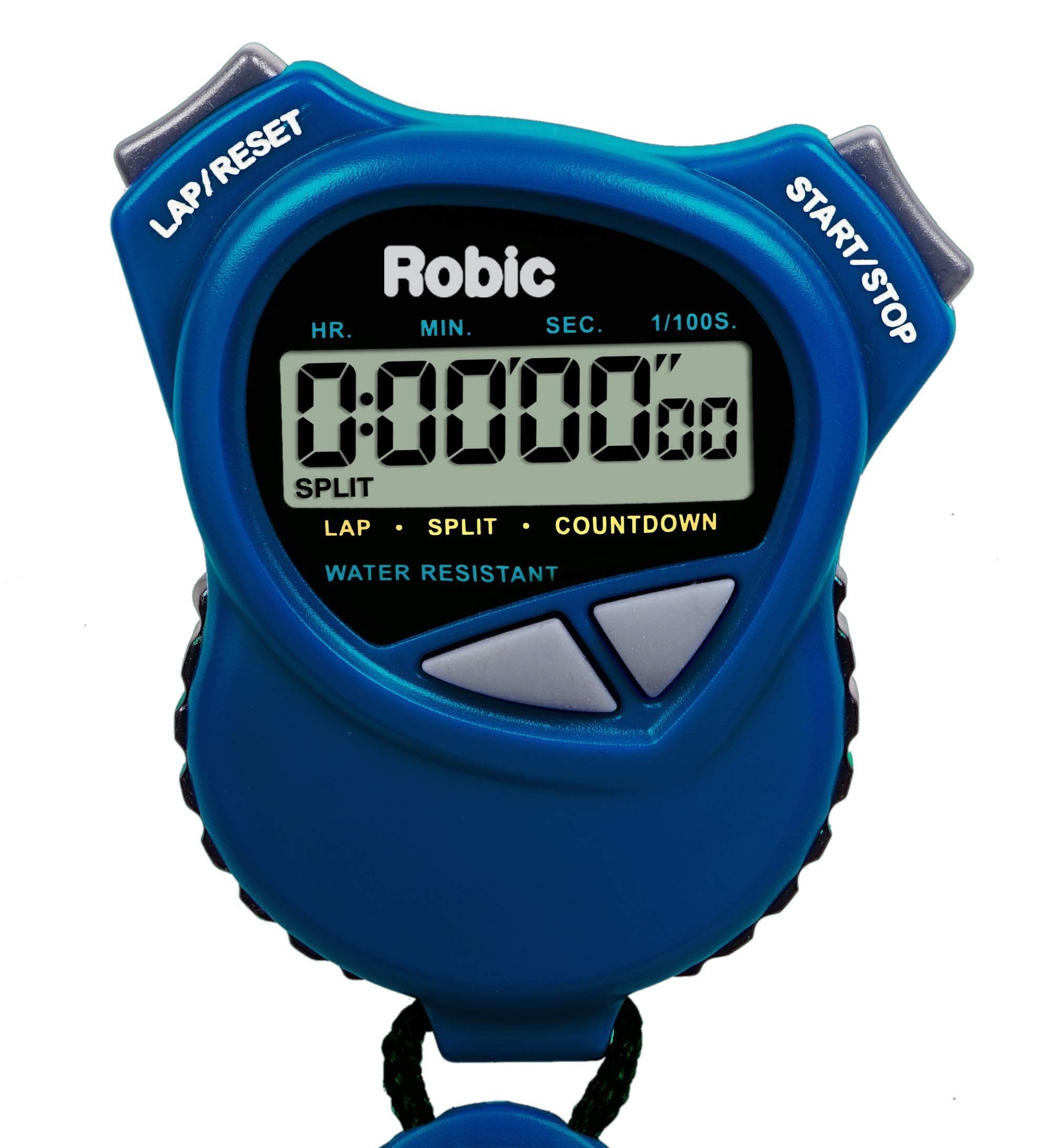 Robic Dual Stopwatch and Countdown Timer - Professional Sports Training, Cooking, Fitness & Classroom Timer for Coaches, Teachers and Athletes