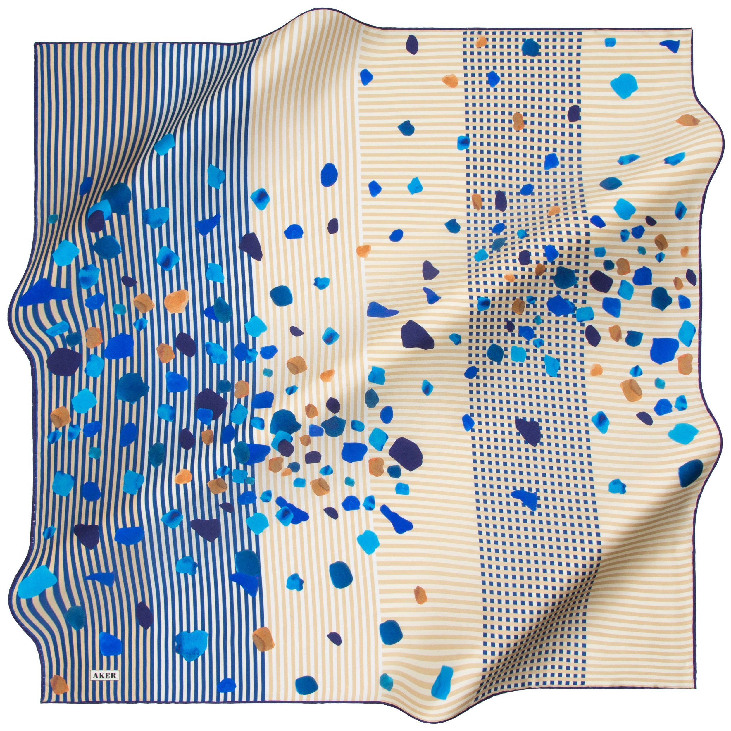 Luxury Aker Modena Silk Twill Scarf for Women - Elegant Fashion Accessory for Office, Travel & Special Occasions