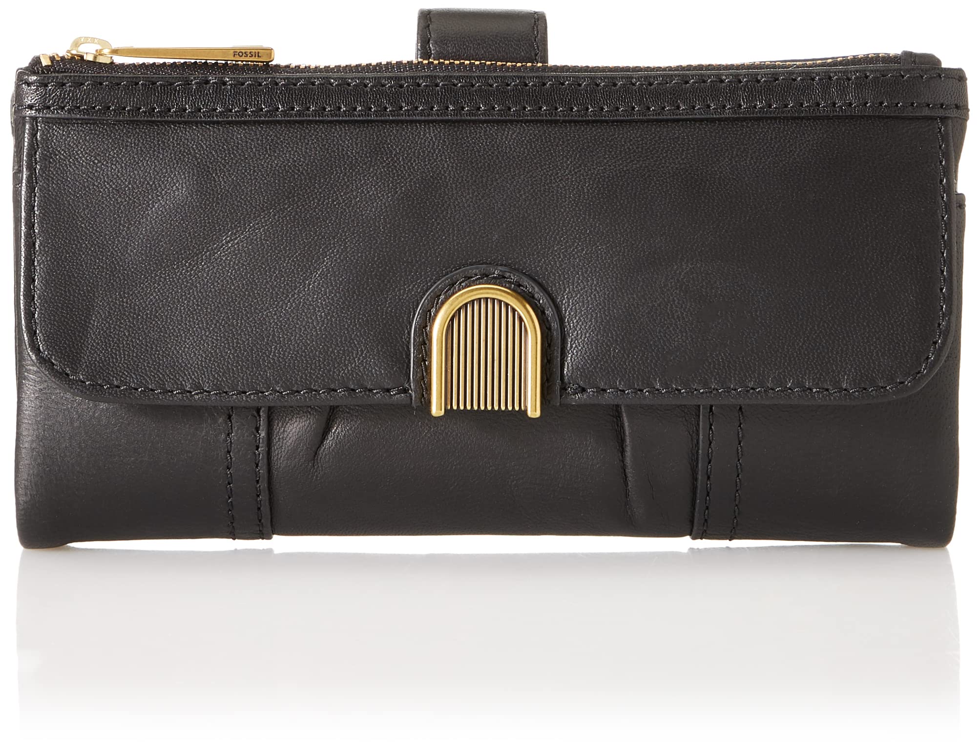 Fossil Women's Cora & Emory Soft Leather Clutch Wallet - Stylish RFID-Blocking Purse for Everyday Use, Travel & Special Occasions