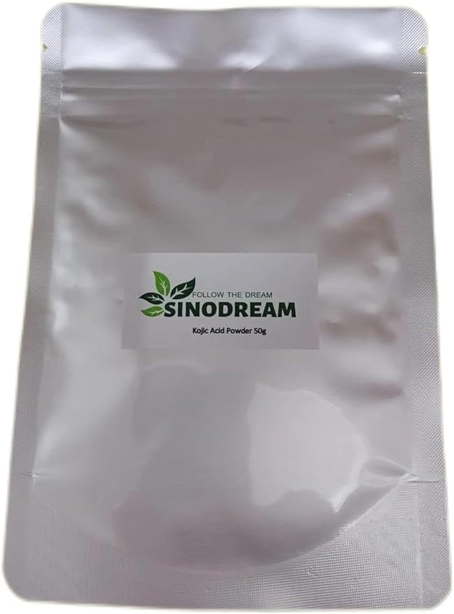 Pure Kojic Acid Powder 50g for DIY Cosmetics & Skin Brightening | Fast Shipping USA | Perfect for Soap Making, Face Masks & Dark Spot Treatment