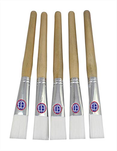 Wooden Handle Face Brush 5pcs - Gentle Cleansing for Daily Skincare
