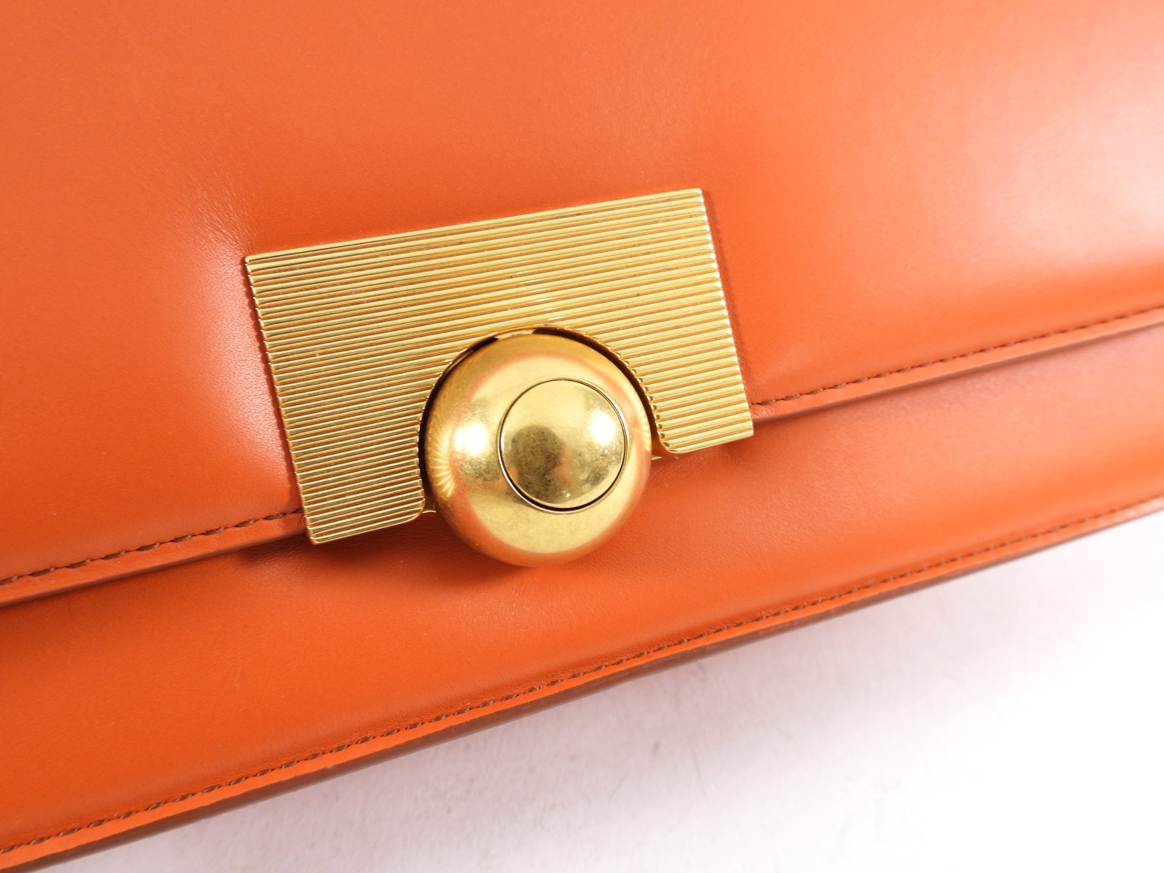 Bottega Veneta The Classic Orange Crossbody Bag - Luxury Leather Shoulder Bag for Women | Perfect for Work, Travel & Evening Events