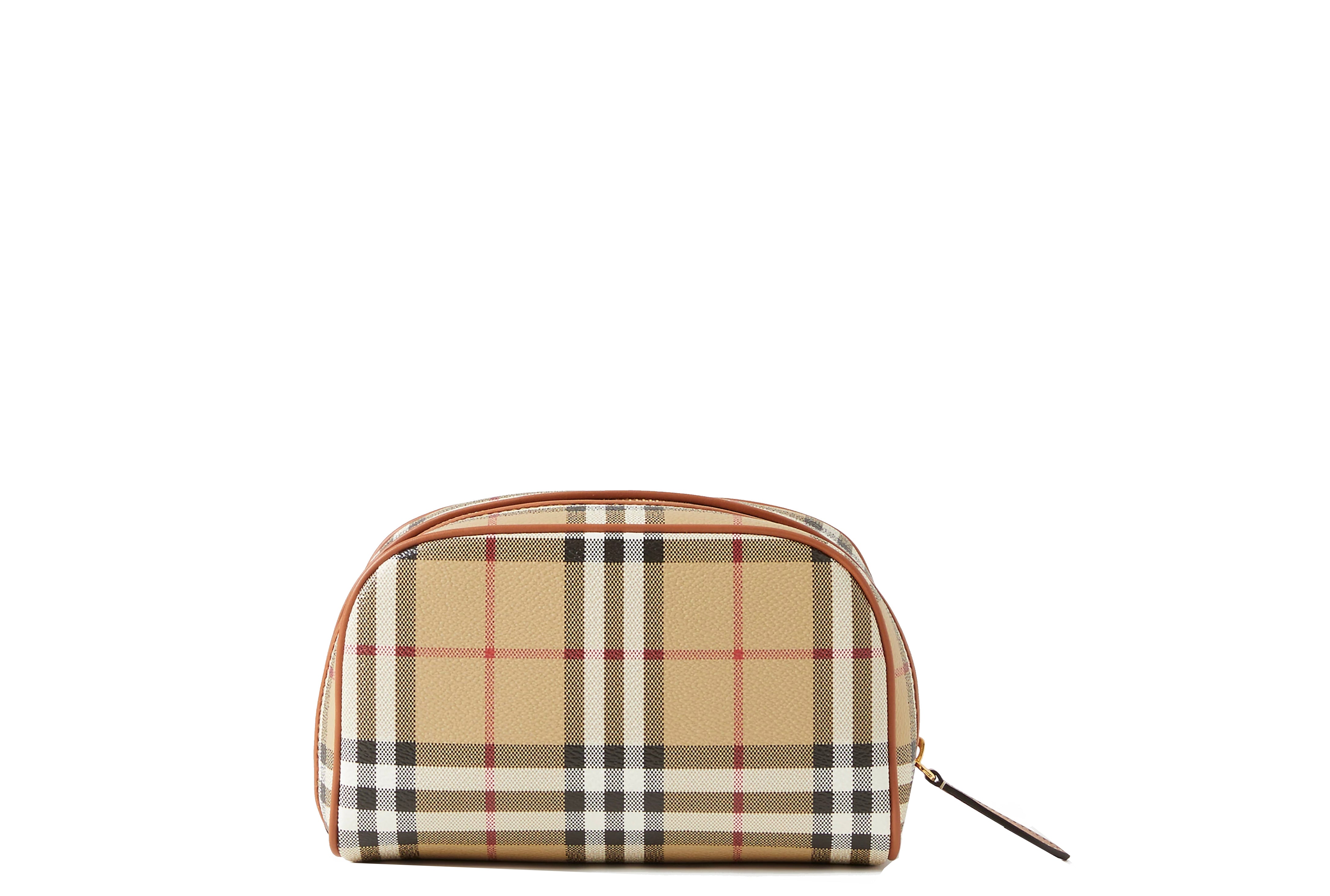 Burberry Archive Check Washbag - Stylish Travel Cosmetic Bag for Men & Women | Perfect for Toiletries, Makeup, and Travel Essentials
