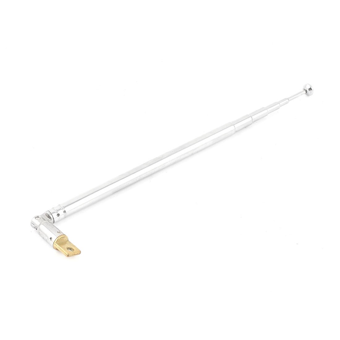 uxcell 13cm-50cm 6-Section Telescopic FM/AM Radio Antenna - Stainless Steel Aerial for Home Stereo, VCD Receiver & Portable Radios | Indoor/Outdoor Use, Car Audio & Emergency Radio Setup