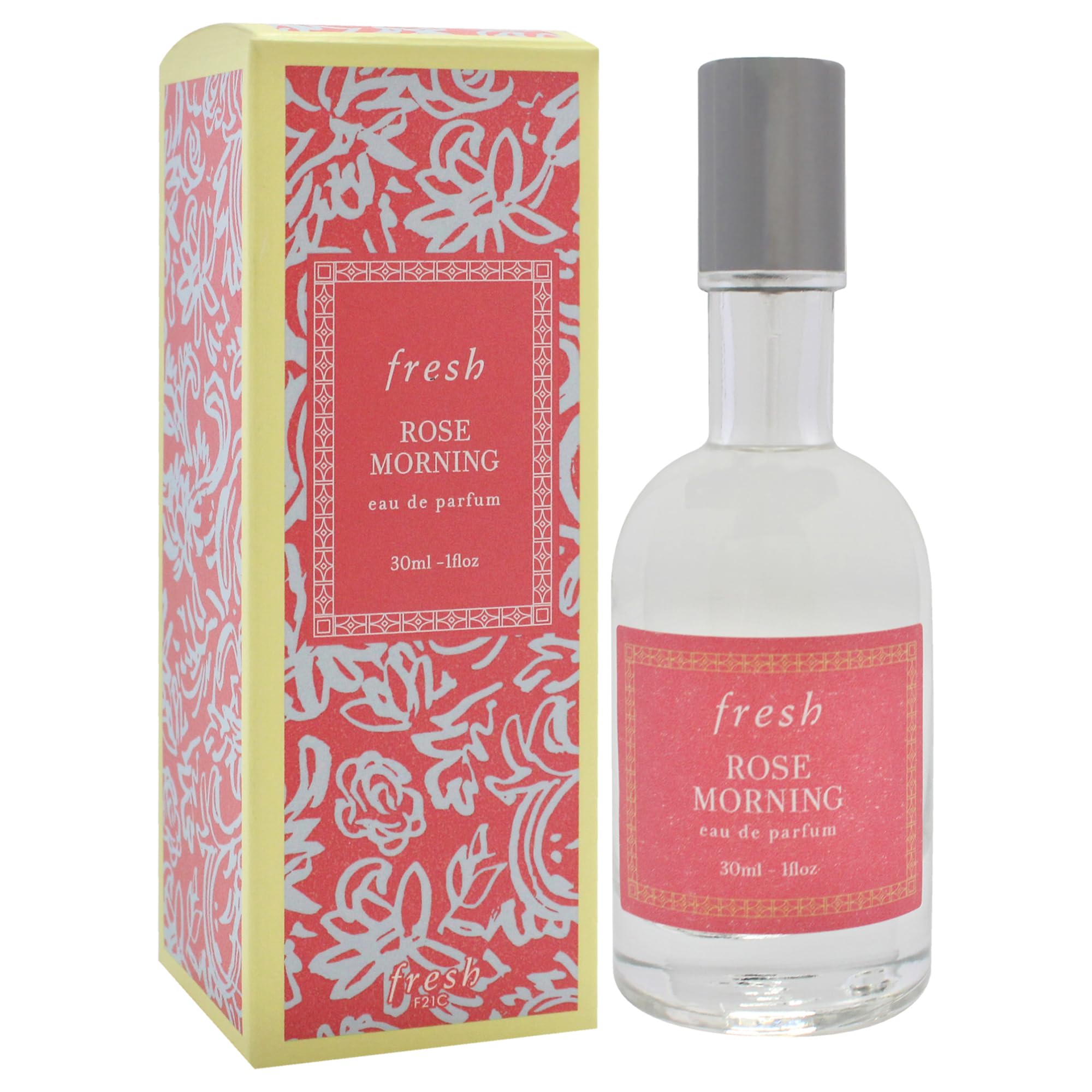 Fresh Rose Morning Perfume for Women - 1 oz EDP Spray - Floral Fragrance for Daytime Wear & Special Occasions