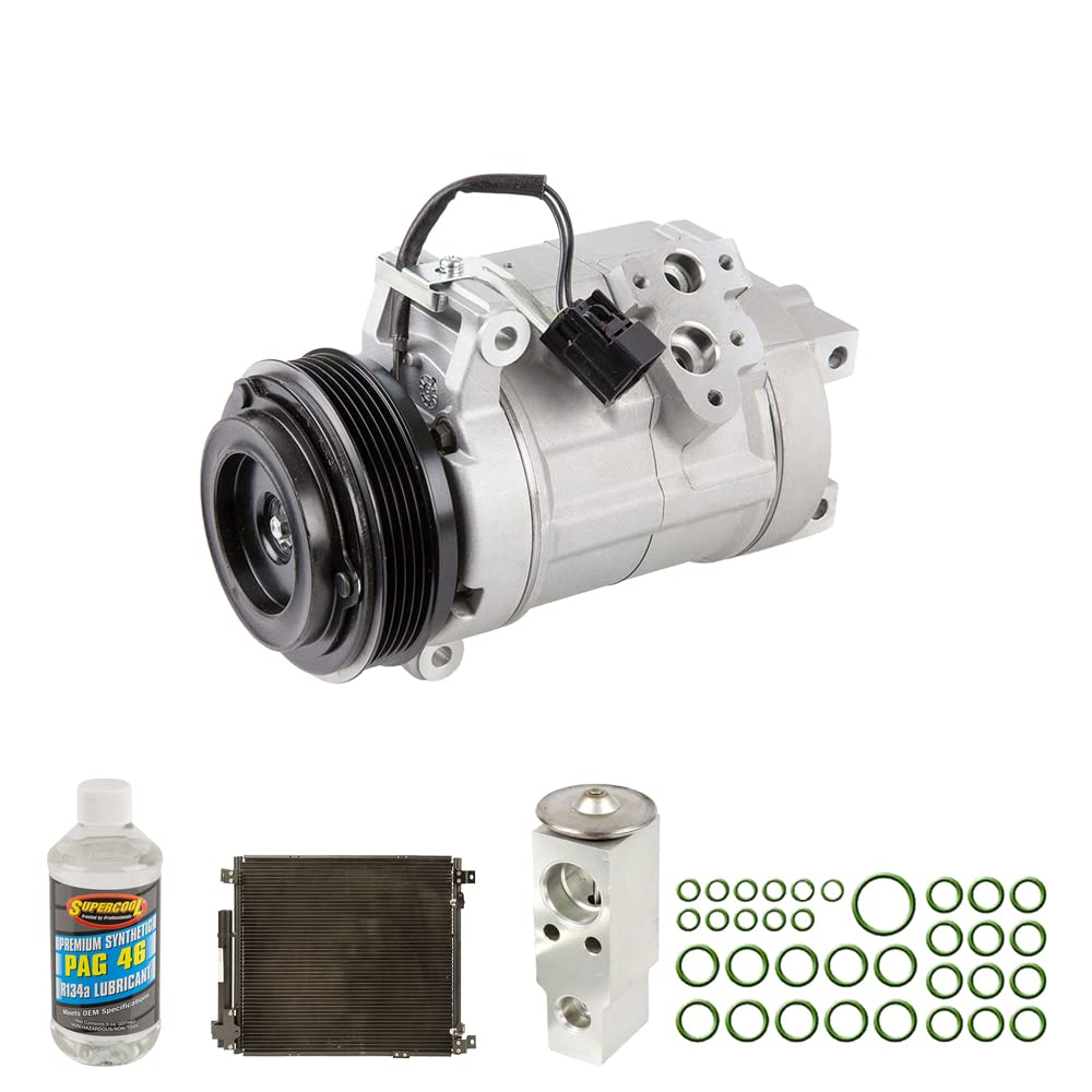 Cadillac SRX 2007-2009 AC Recharge Kit with Compressor, Condenser & Receiver Drier - 61-89473R6 | BuyAutoParts | Perfect for Summer Cooling System Repair & Maintenance