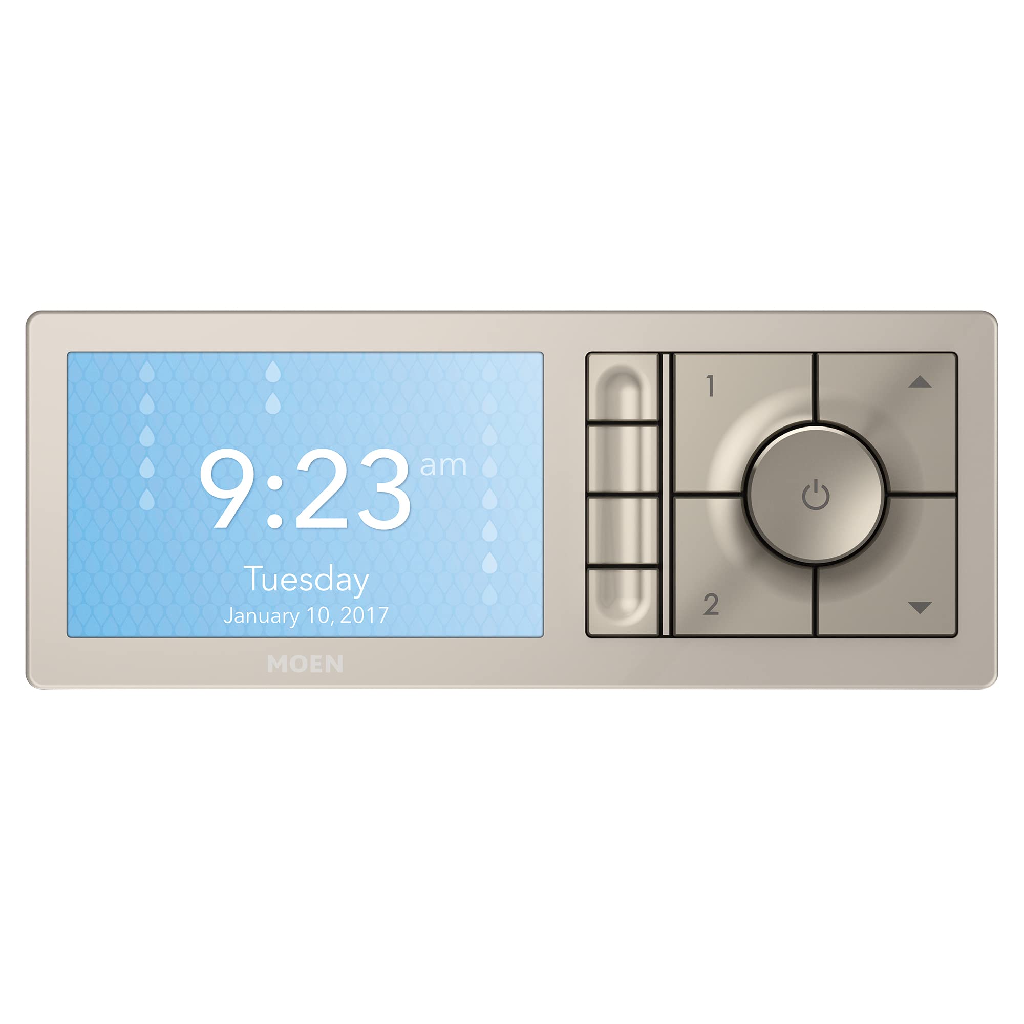 Moen Terra Beige Smart Digital Shower System - 4-Outlet Thermostatic Shower Valve Controller (Model TS3304TB) | Perfect for Modern Bathrooms & Luxury Spa Experience