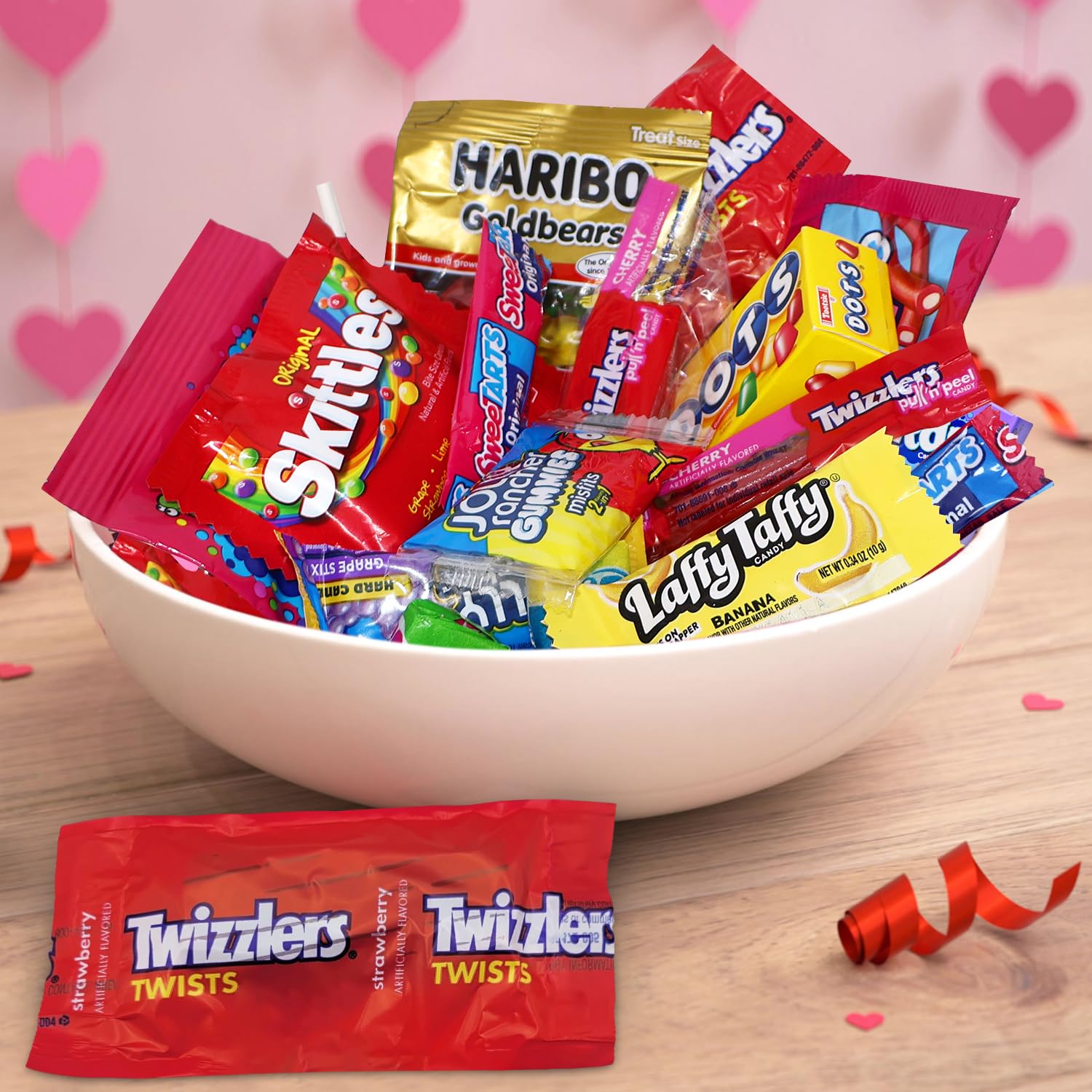 Bulk Mixed Candy Individually Wrapped Variety Pack - 4.5lbs Assorted Candies for Pinatas, Schools, Offices & Party Favors | Christmas, Halloween, Birthday Celebrations | Great for Classroom Rewards, Movie Nights & Gift Baskets | Approx. 250 Pieces