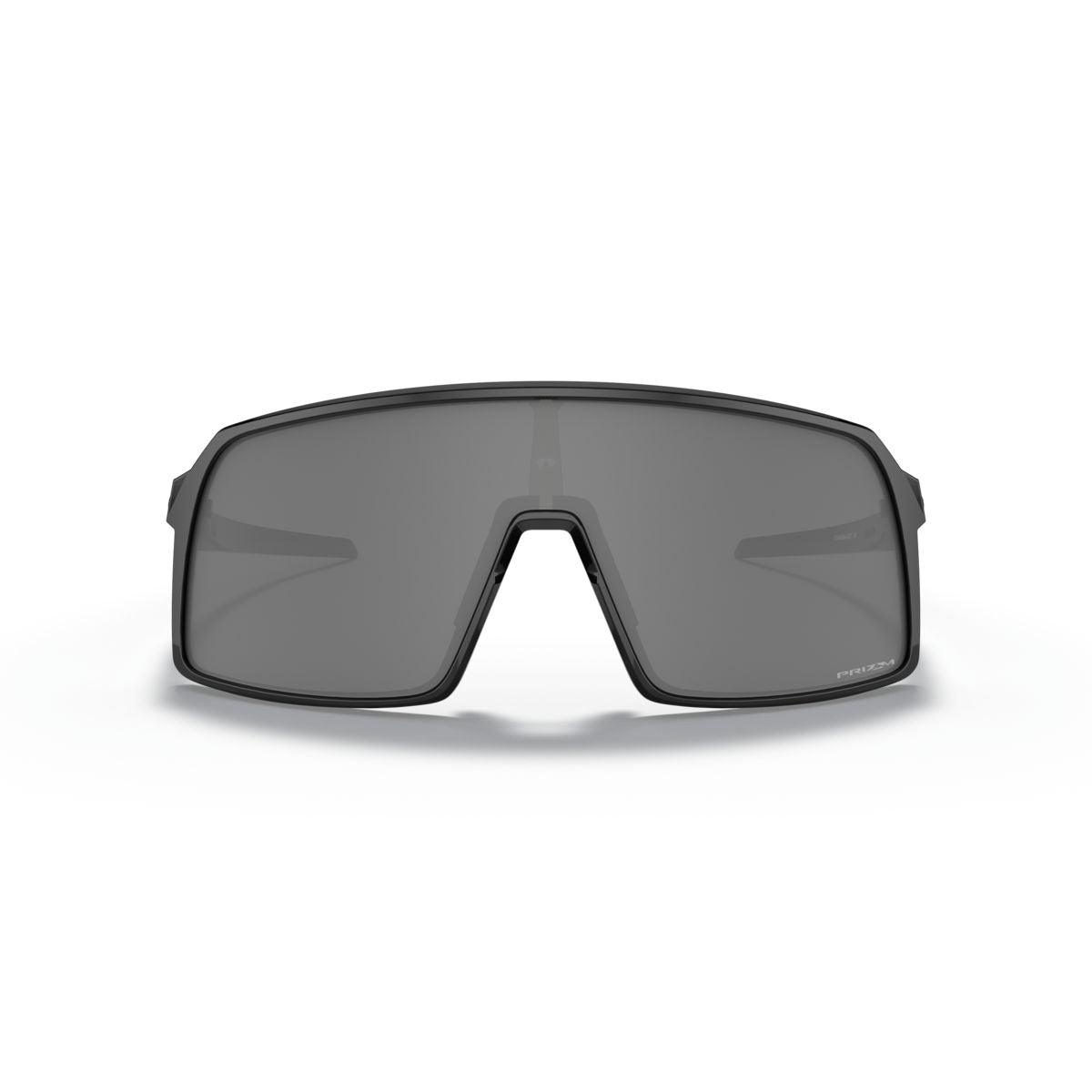 Oakley Sutro Sunglasses for Low Bridge Fit - Polished Black Frame with Prizm Black Lens (Model 0OO9406A 940602) - Ideal for Running, Cycling & Outdoor Sports