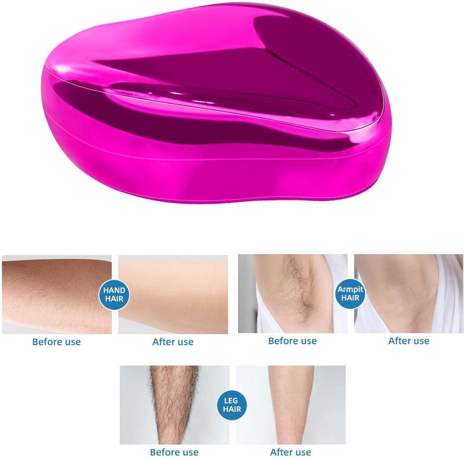 SPEFEZ Crystal Hair Eraser - Painless Exfoliating Hair Remover for Arms, Legs & Back | Reusable & Washable Portable Hair Removal Tool | Perfect for Travel, Gym & Smooth Skin Care