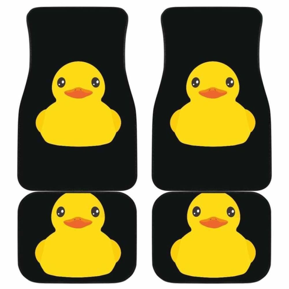 Funny Baby Duck Car Floor Mats - Non-Slip Waterproof Auto Accessories for Kids & Toddlers - Perfect for Family Road Trips & Daily Commutes
