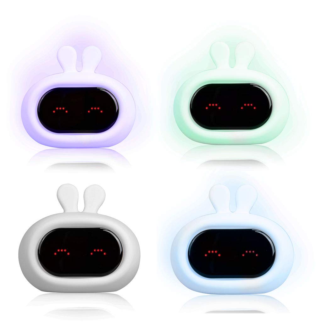 Lumipets Bear Night Light with Alarm Clock - Sleep Training & Sound Machine for Kids, Sunrise Wake-Up, Dual Alarms, White Noise & Radio - Perfect for Heavy Sleepers, Bedrooms, Children's Sleep Aid - Ideal Gift for Birthdays & Holidays (Home, Nursery, Dorm Room)