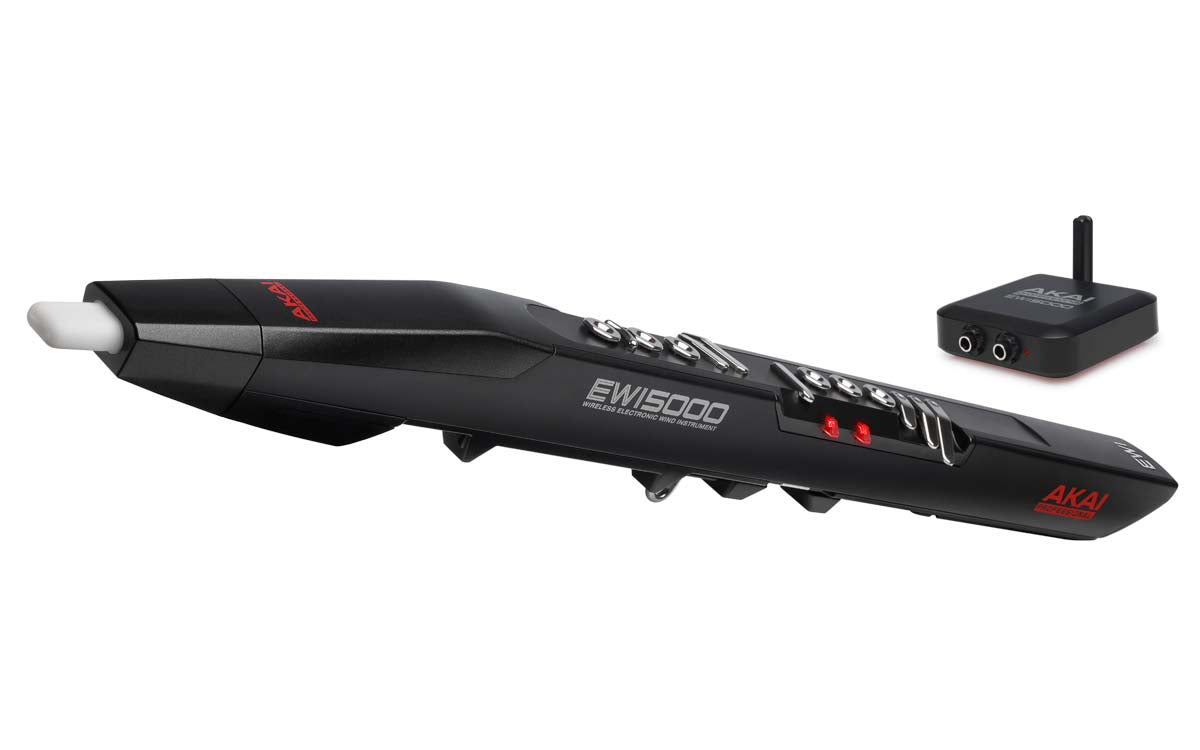 Akai Ewi 5000 Electronic Wind Instrument - Professional Digital MIDI Wind Controller with USB & Bluetooth for Music Production, Live Performance & Studio Recording - Perfect for Musicians, Composers & Music Lovers