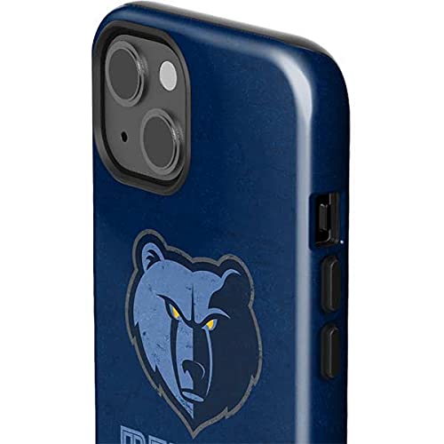 Officially Licensed NBA Memphis Grizzlies Distressed Design Impact Phone Case for iPhone 13 - Durable Protective Cover for Basketball Fans & Everyday Use