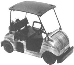 Premium Golf Cart Die-Cast Pencil Sharpener - Collectible Miniature Office & School Supply (Colorful Printed Box) - Perfect for Golf Enthusiasts, Teachers & Students