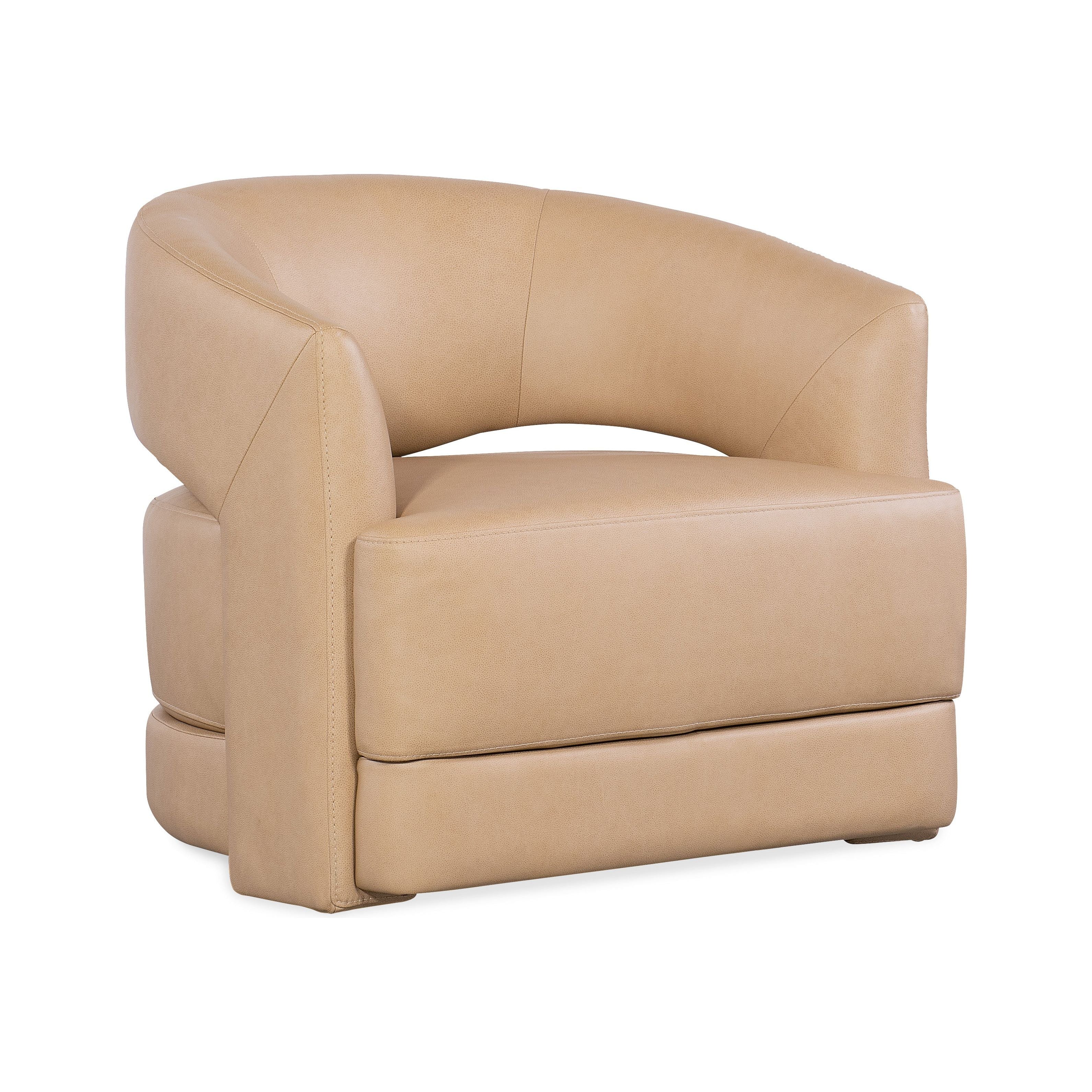 Agora Swivel Chair - 360 Degree Rotating Office Chair with Ergonomic Design, Beige Fabric Upholstery - Perfect for Home Office, Study Room, and Conference Spaces