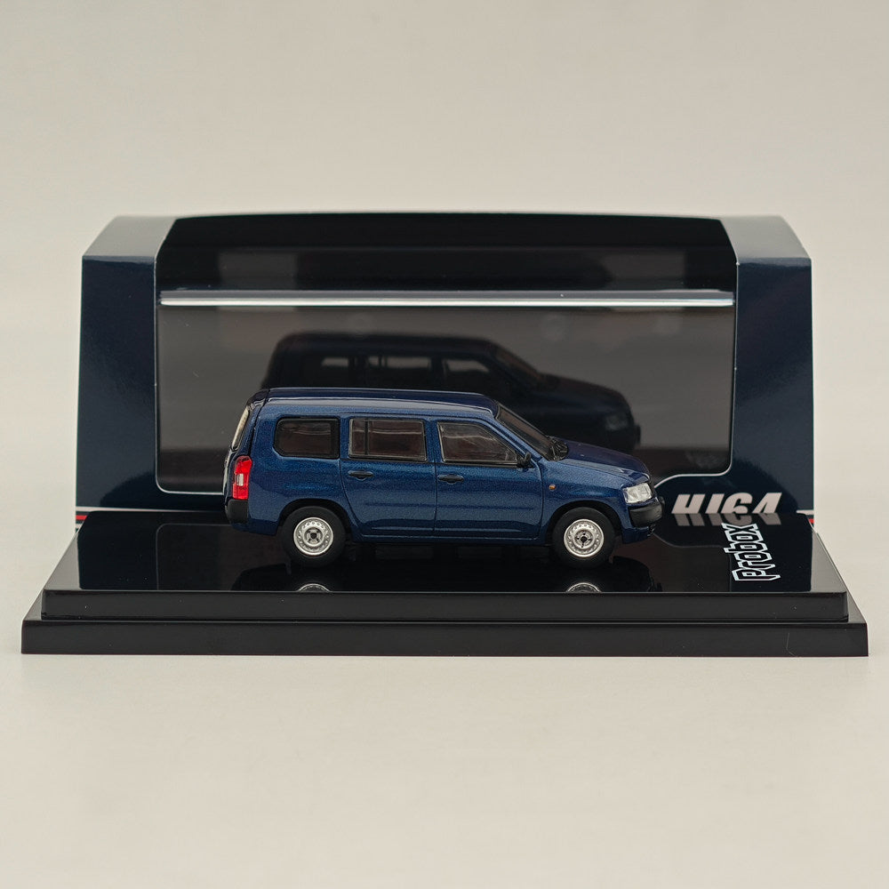 1/64 Scale Hobby Japan Toyota Probox Van DX Blue Diecast Model Car - Collectible Miniature Vehicle for Display, Gifts & Toy Car Enthusiasts