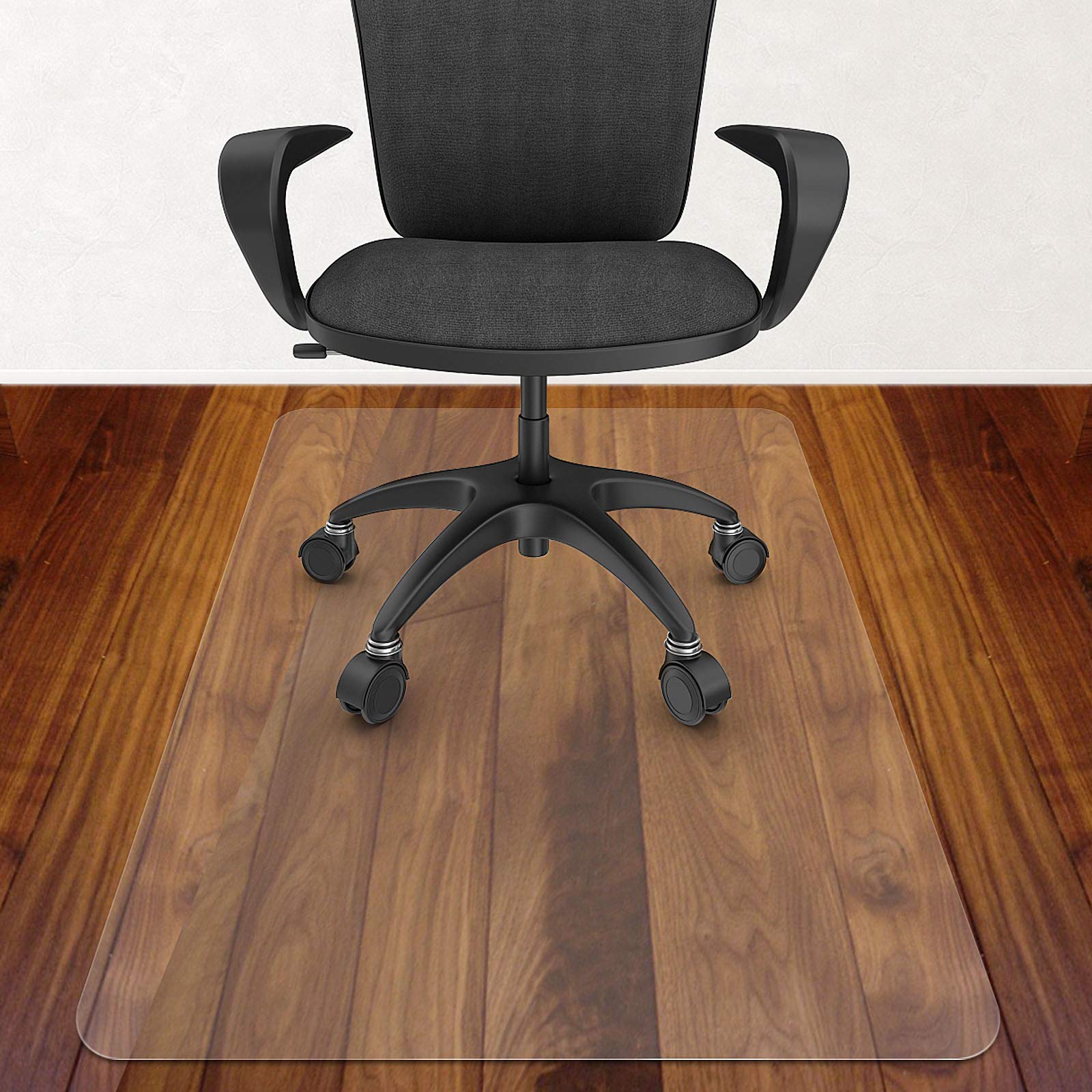 Azadx Clear Plastic Chair Mat for Hardwood Floors 30