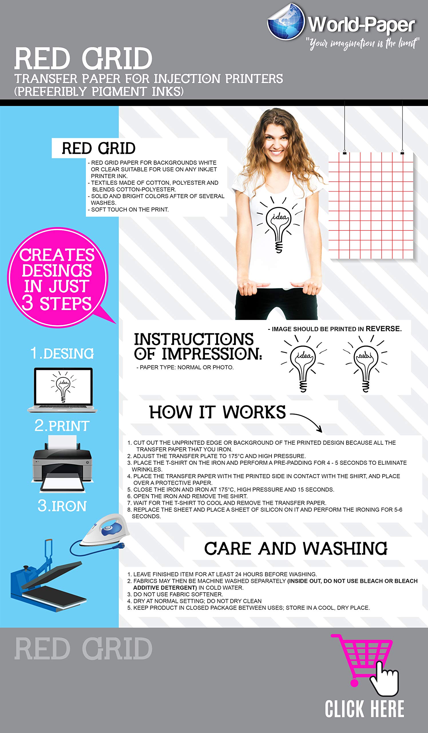 Premium Heat Transfer Paper for Light Fabric - 11
