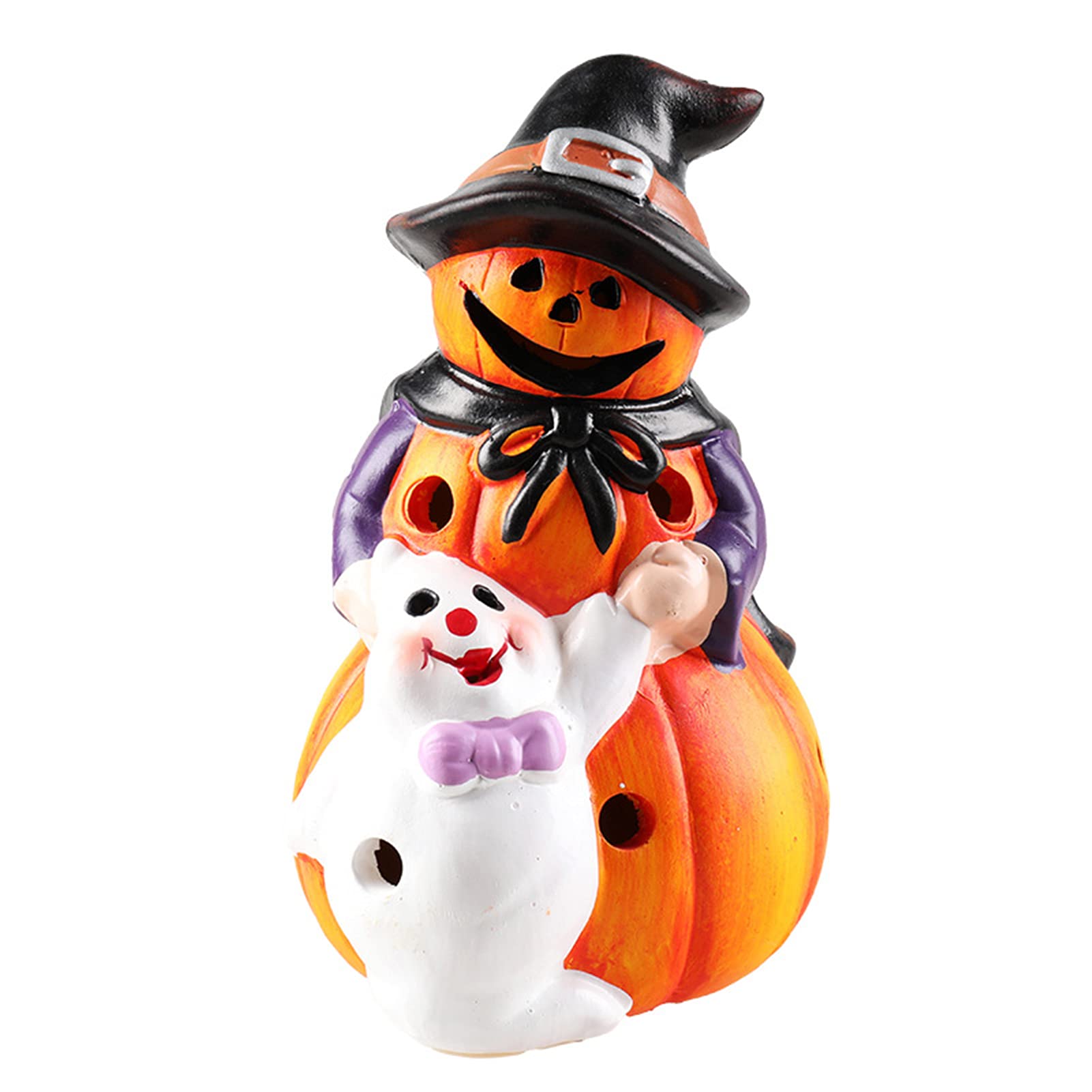 Energy-Efficient LED Candle Lights - Durable Ceramic Halloween Decor for Home, Party & Outdoor Use - Flickering Flameless Candles for Table Centerpieces, Fireplace, Patio & Spooky Decorations