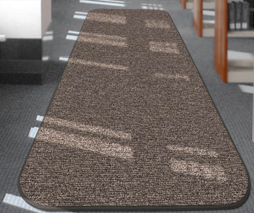 Non-Slip Carpet Runner for Hallways - 8ft x 36in Pebble Gray - Skid-Resistant Floor Mat for High Traffic Areas, Stairs, Entryways - Perfect for Homes, Offices & Commercial Spaces