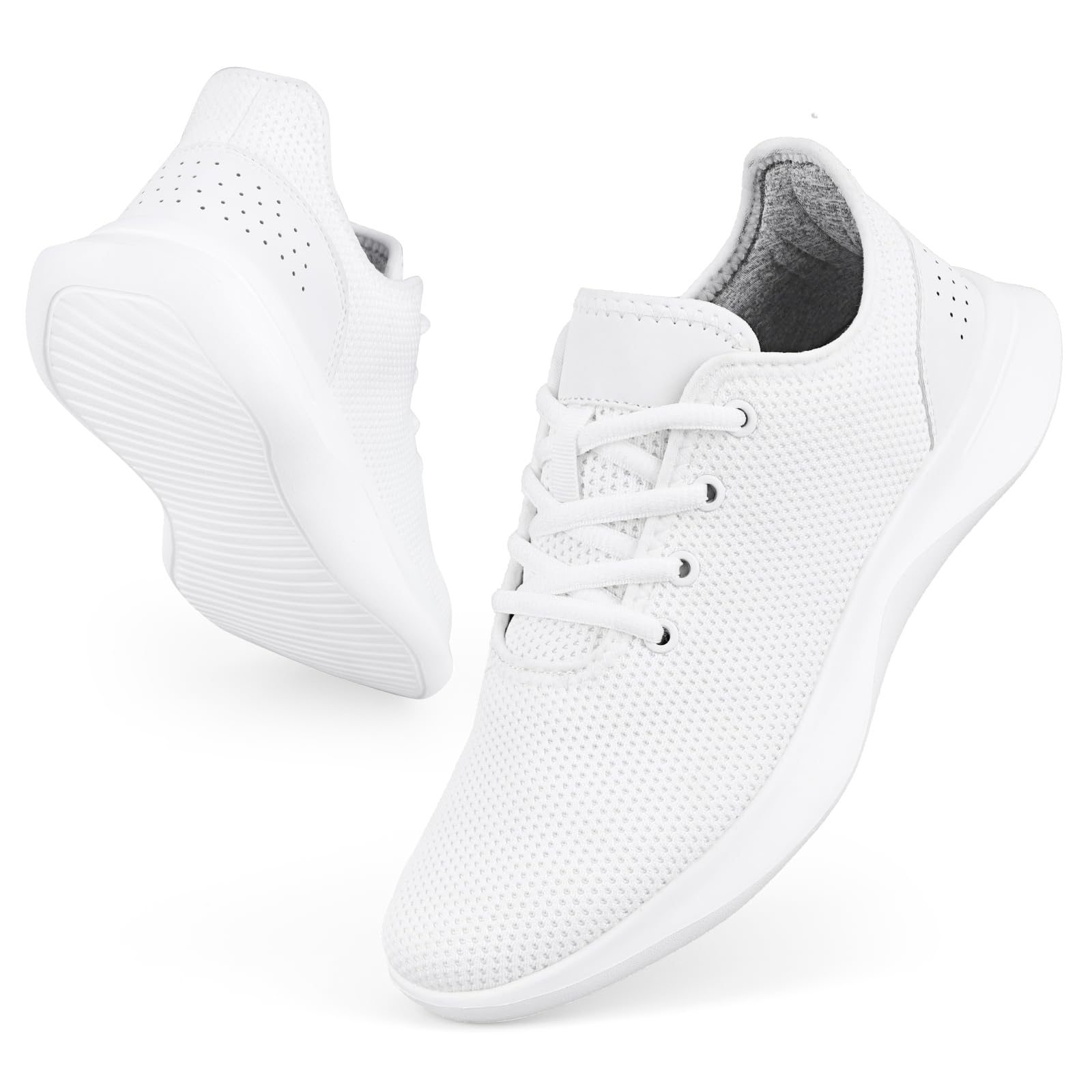 **Women's & Men's Lightweight Walking Sneakers with Arch Support - Non-Slip Athletic Running Shoes for Gym, Workout, Yoga & Daily Walking | Comfortable Tennis Shoes for Women & Men**