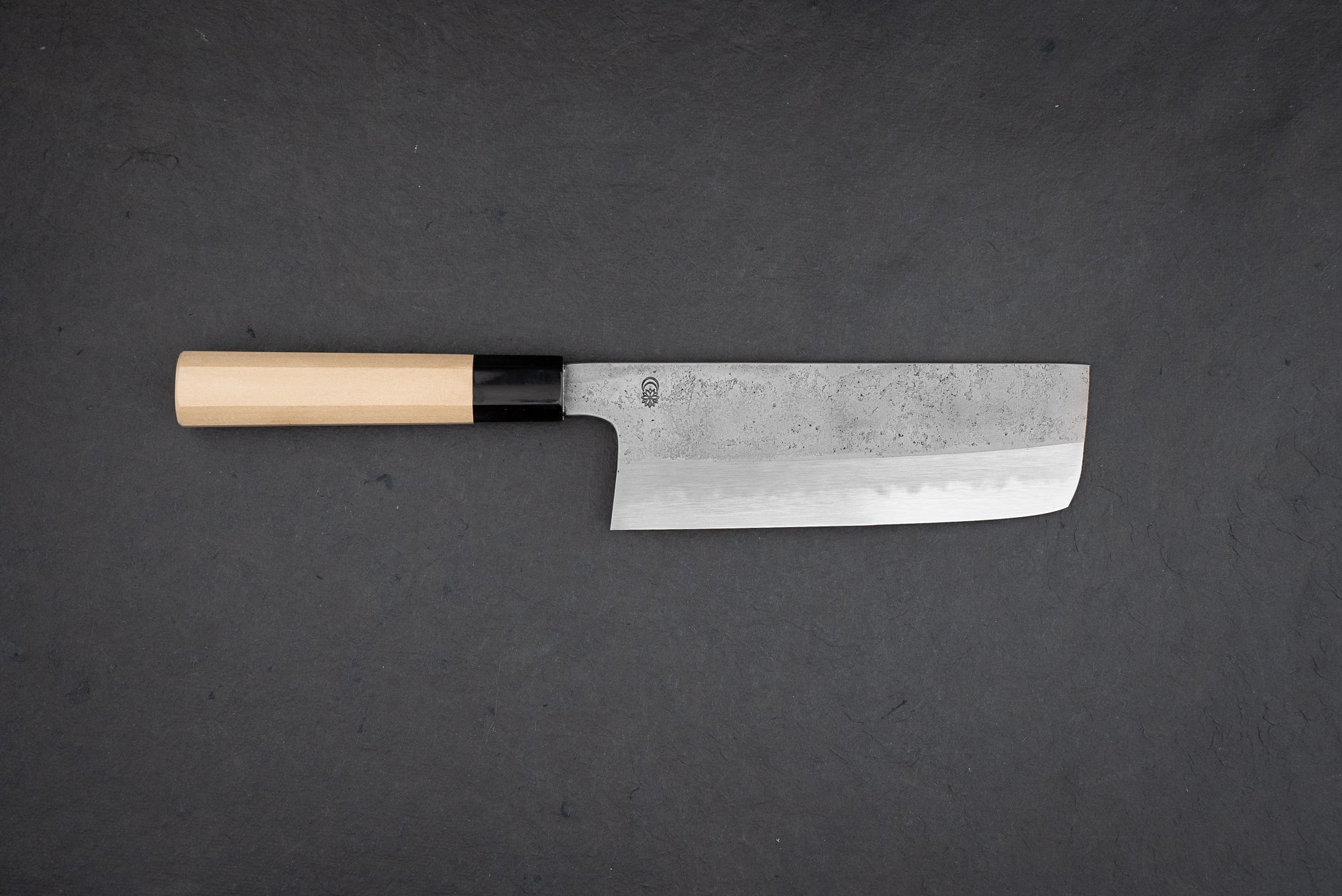 Premium Sakai Kikumori Kikuzuki Rin Nakiri Knife 180mm - Japanese High-Carbon Steel Chef's Knife for Professional Slicing, Dicing & Vegetable Prep - Ideal for Home Cooks & Sushi Chefs