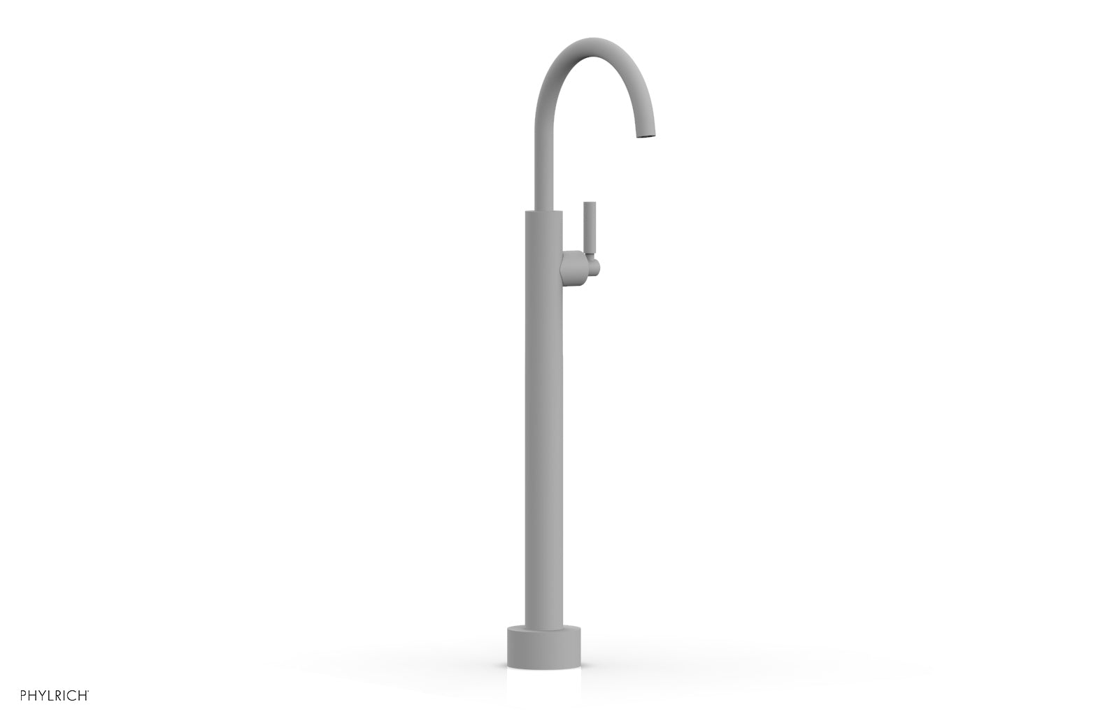 BASIC Low Floor Mount Tub Filler with Lever Handle - D130 44 04 - Perfect for Modern Bathroom Renovations and Spa-Like Showers