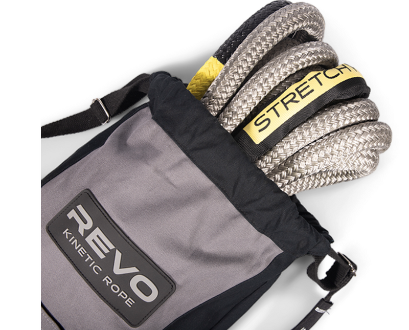 Bushranger Super Stretchy Kinetic Rope 12,000kg (26,455 lbs) Breaking Strength - 9m (30ft) Recovery Rope for Off-Road Vehicles, 4WD, Jeep & Truck Recovery - Heavy Duty Towing & Winching Accessory