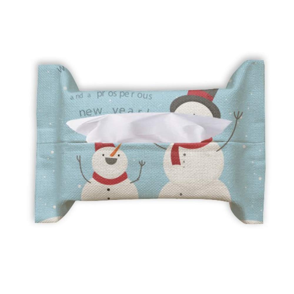 Christmas Snowman Blue Sky Paper Towels - Soft Facial Tissues & Napkins for Holiday Decorations, Parties & Gift Wrapping