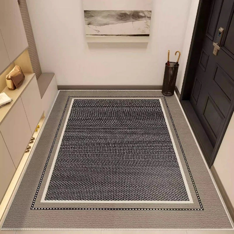 Rosie Geometric Waterproof Spillproof Runner Rug - Non-Slip Hallway Carpet for Entryway, Kitchen, Bathroom & High Traffic Areas | Easy to Clean & Durable Floor Mat for Home Decor
