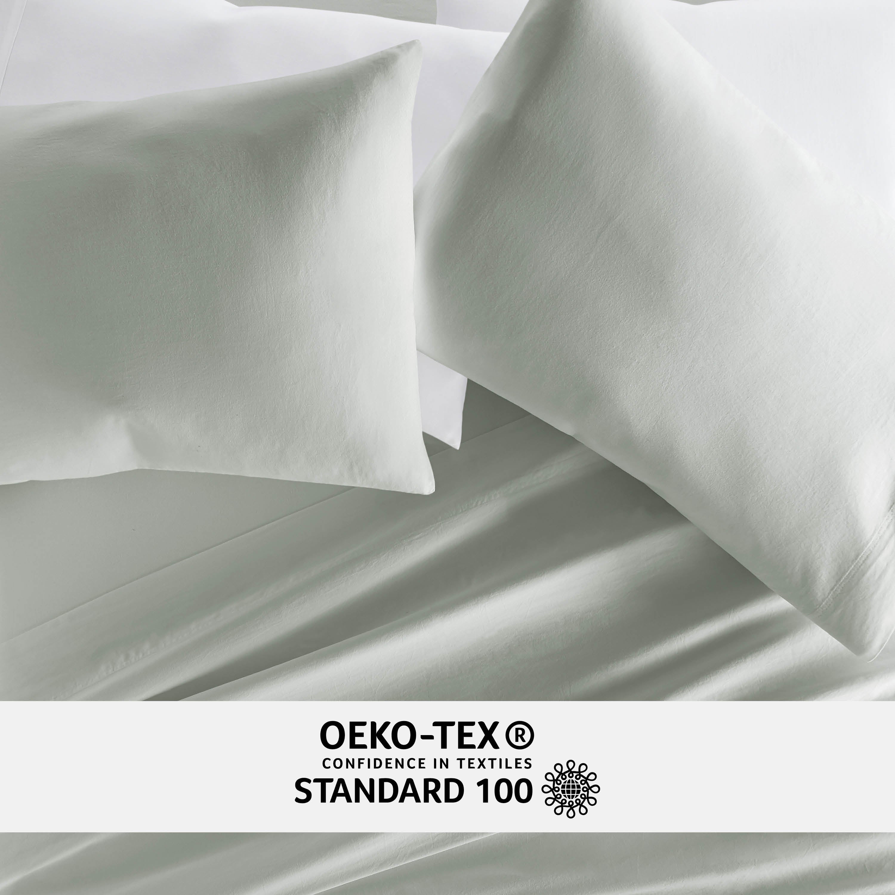 Premium 100% Long Staple Cotton Pillowcase Set - Soft & Breathable Bedding for Side Sleepers & Hot Sleepers - Perfect for Master Bedroom, Guest Room & Travel